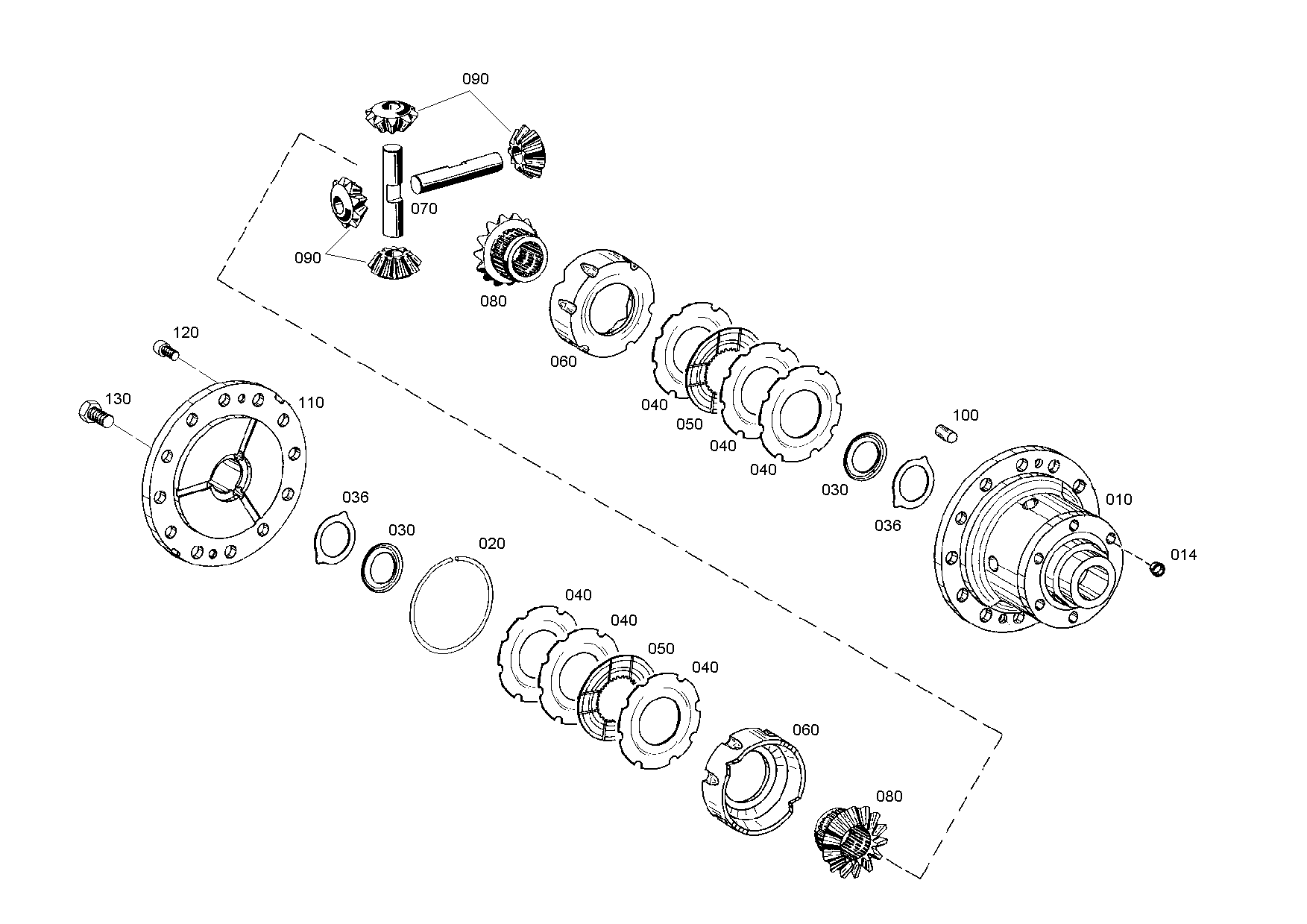 drawing for FIKENTSCHER GMBH 5005390 - DIFFERENTIAL AXLE (figure 3)