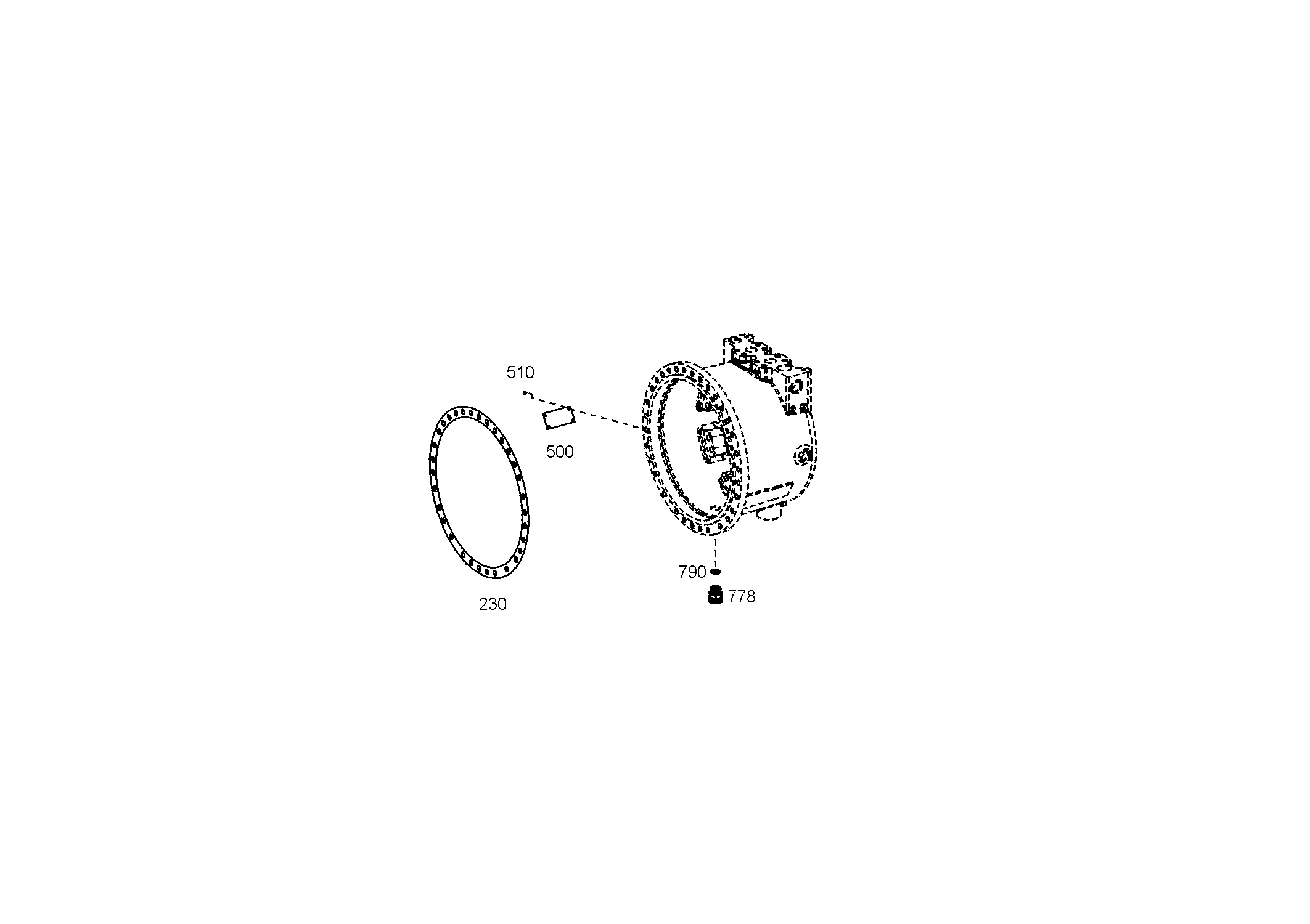 drawing for EVOBUS 83219996640 - TAPERED ROLLER BEARING (figure 2)