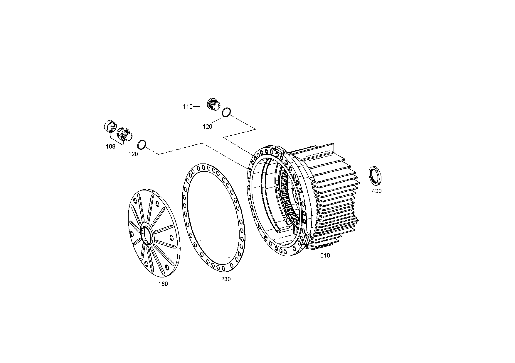 drawing for VOLVO VOE1698627 - SCREW PLUG (figure 1)