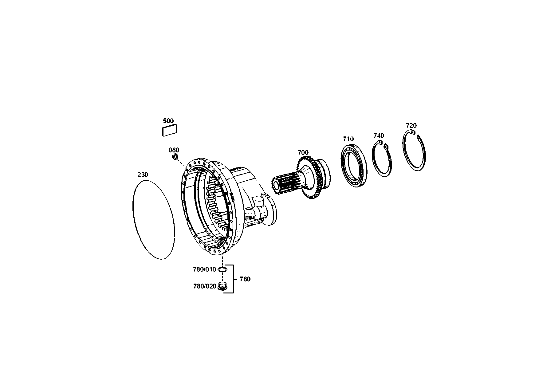 drawing for Manitowoc Crane Group Germany 01684042 - O-RING (figure 3)