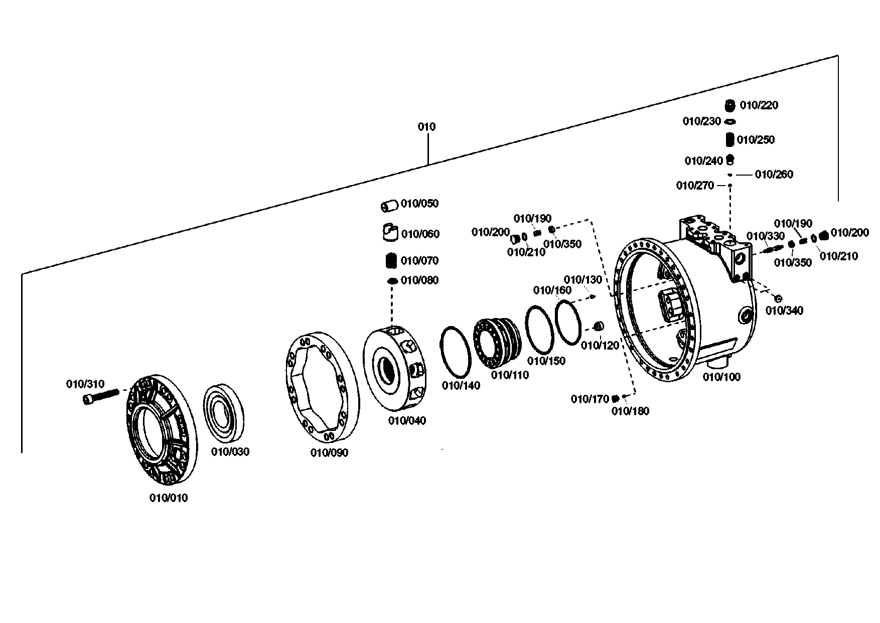 drawing for MAN 36.93420-0000 - ROLLER BEARING (figure 1)