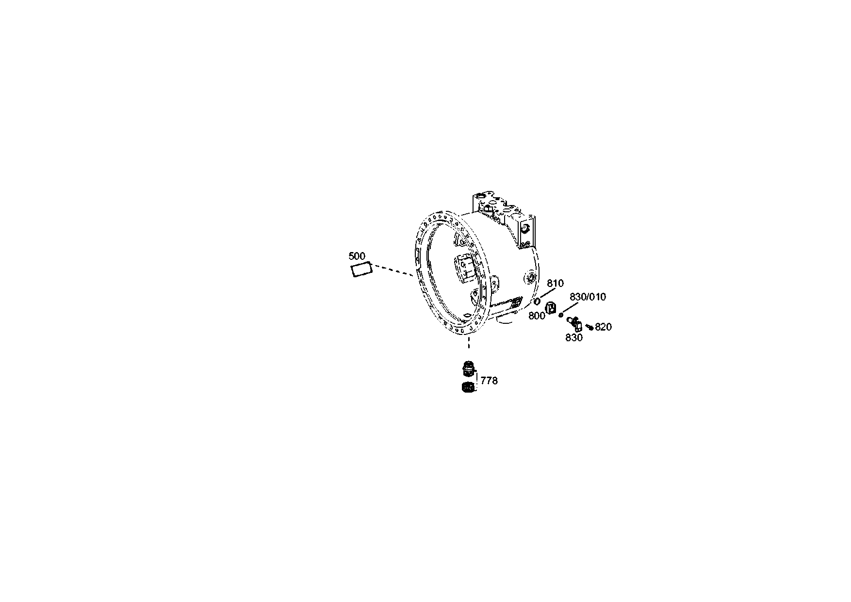 drawing for Manitowoc Crane Group Germany 03046309 - SPEED TRANSMITTER (figure 3)