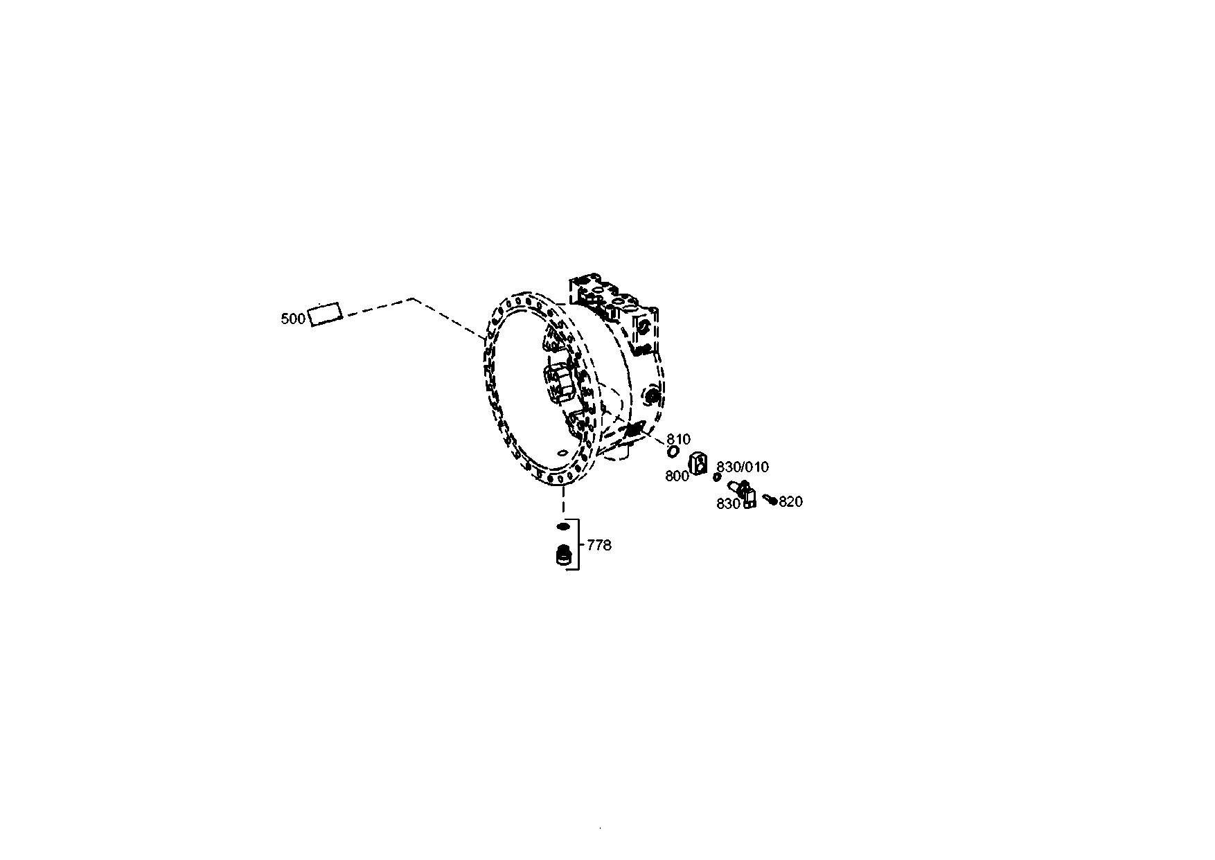 drawing for FUCHS-BAGGER GMBH + CO.KG 5904662441 - SPEED TRANSMITTER (figure 4)