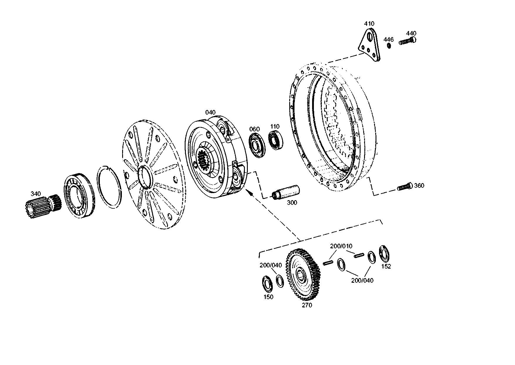 drawing for LIEBHERR GMBH 050074005 - BEARING PIN (figure 4)