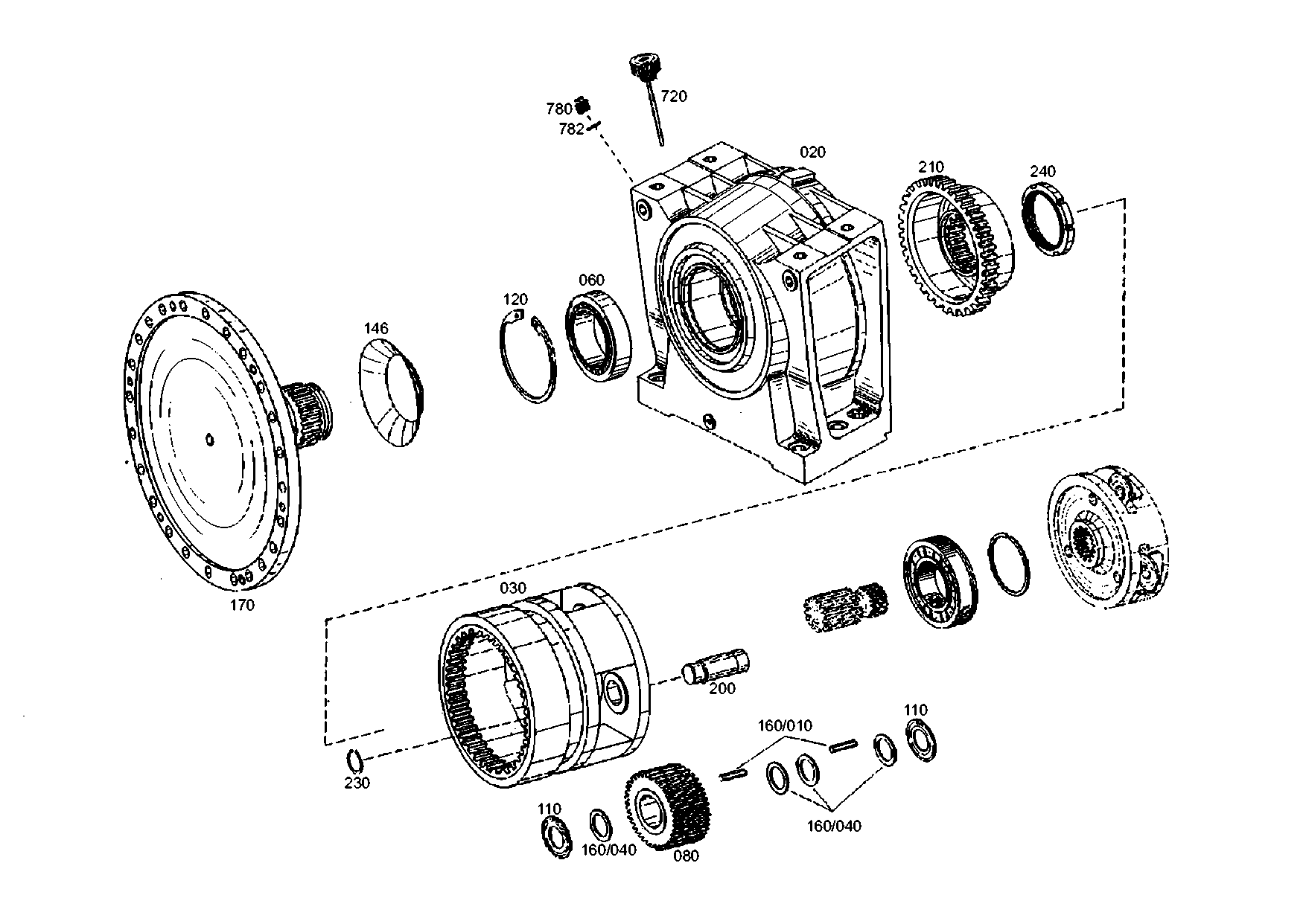 drawing for TEREX EQUIPMENT LIMITED 110X180X82 FAG , ORIGIN: GERMANY - SPHERICALLY SEATED BEARING (figure 5)
