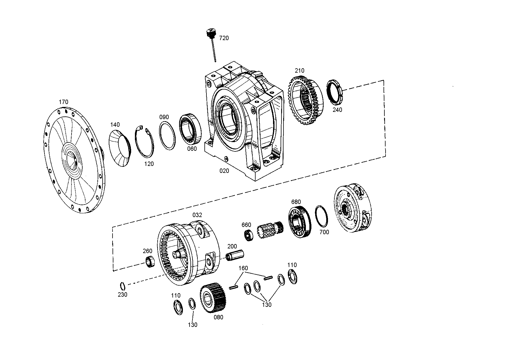 drawing for AC KONIM D.O.O. 41E8 - SLOTTED NUT (figure 3)