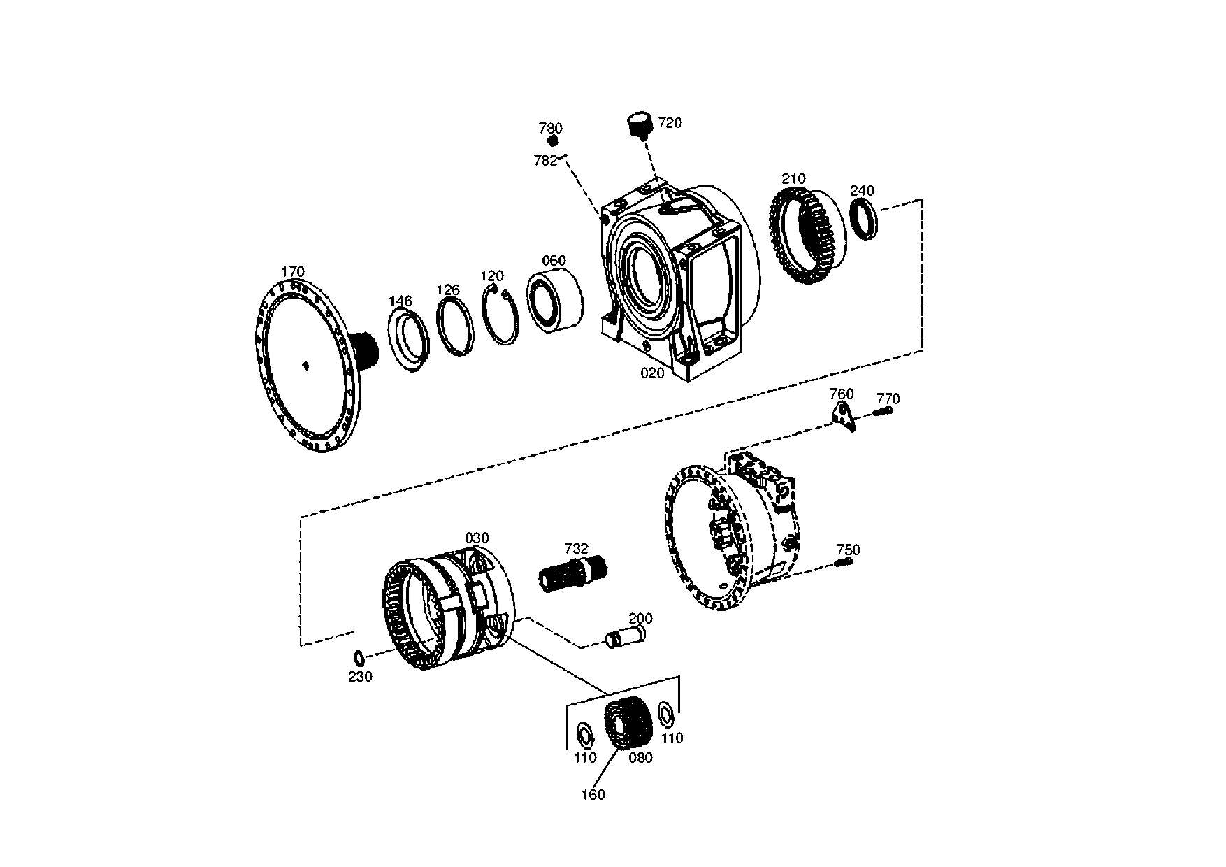 drawing for LIEBHERR GMBH 10113611 - RING (figure 2)