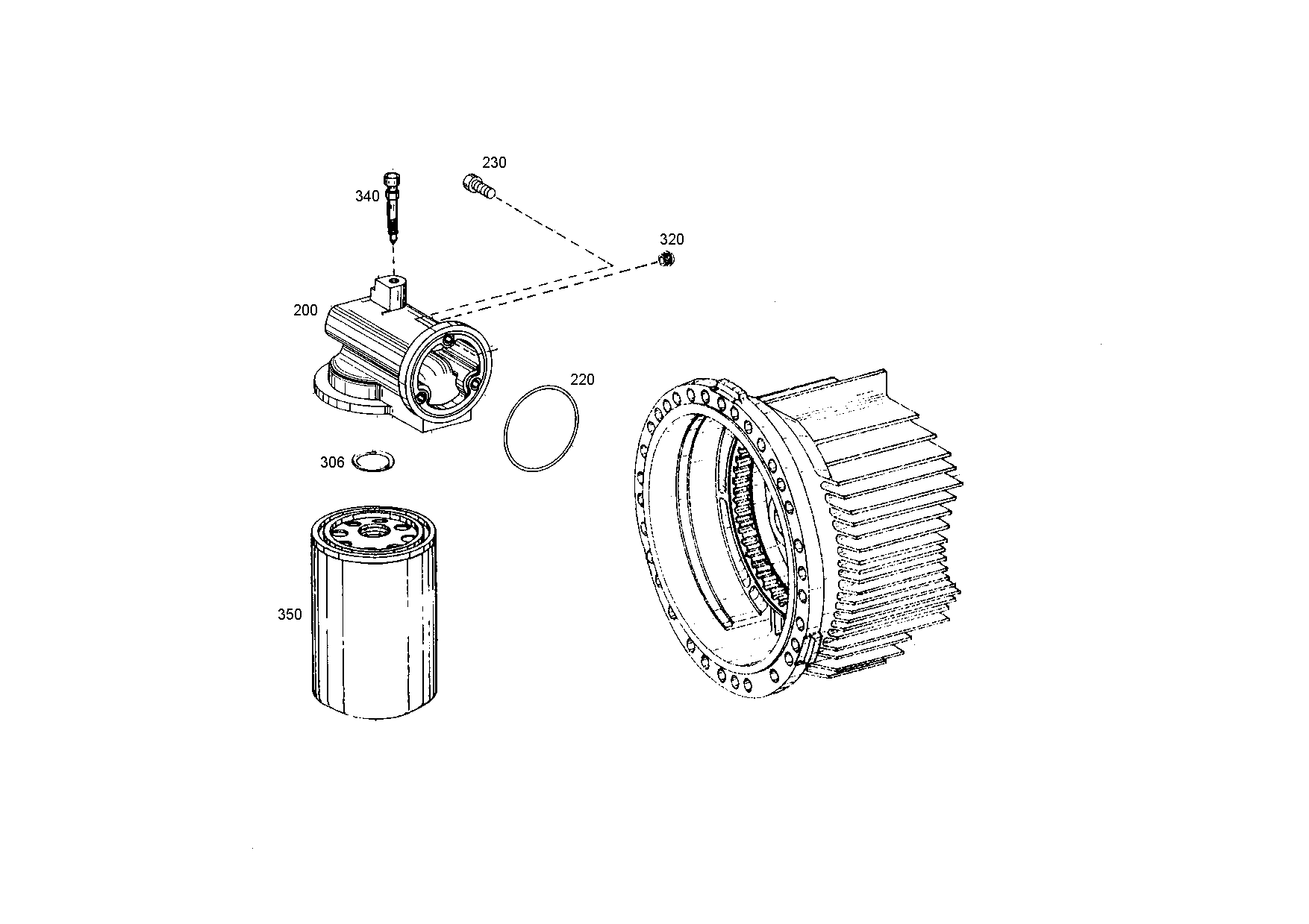 drawing for DAF 607547 - O-RING (figure 2)