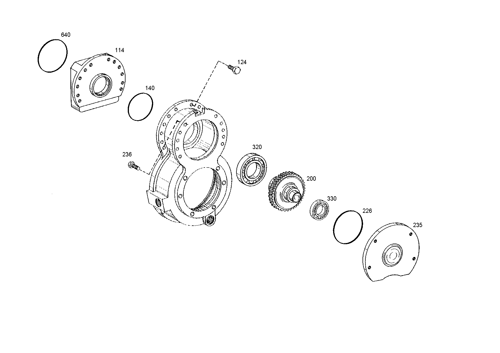 drawing for AGCO 354920X1 - BALL BEARING (figure 1)