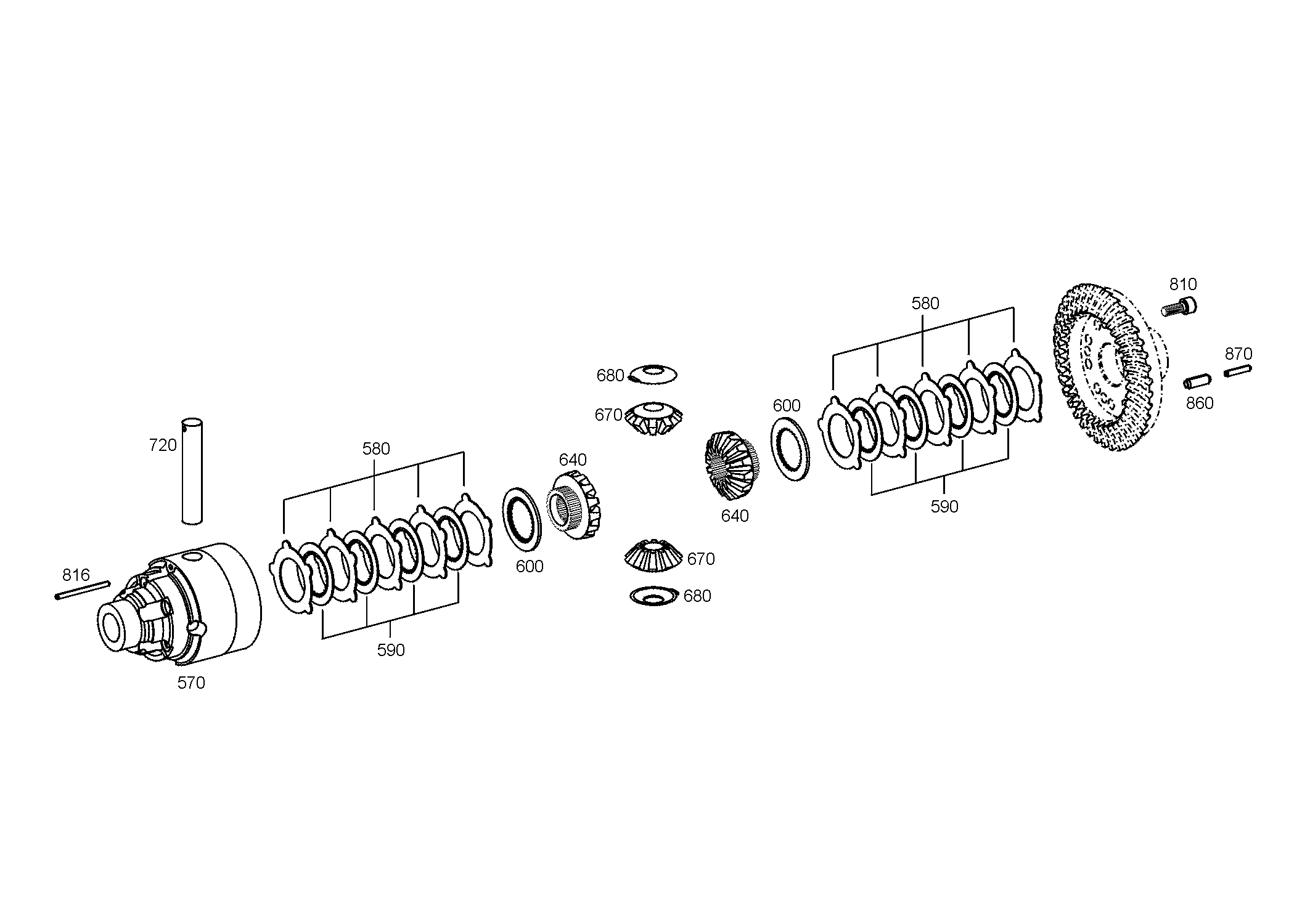 drawing for TEREX EQUIPMENT LIMITED 5904661462 - SLOT. PIN (figure 2)