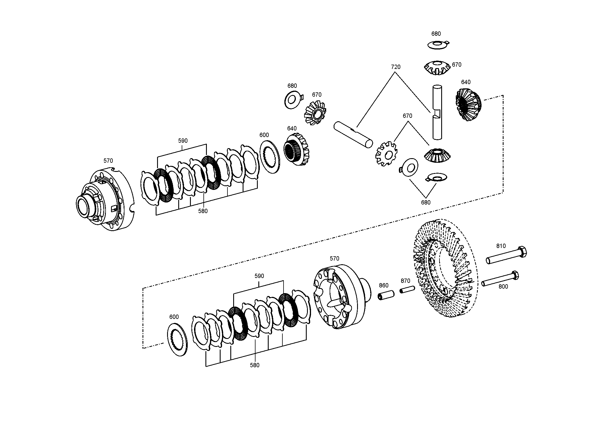 drawing for LIEBHERR GMBH 7012203 - I.CLUTCH DISC (figure 1)