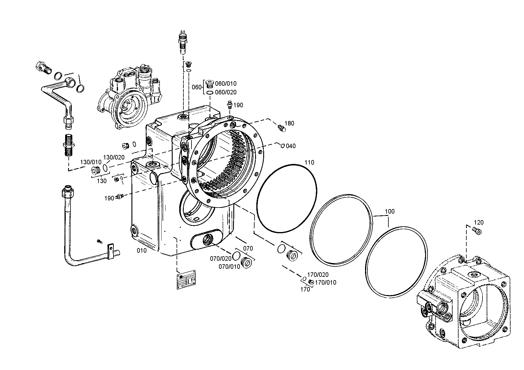 drawing for BUCHER FRANZ GMBH 7017356 - GASKET (figure 2)