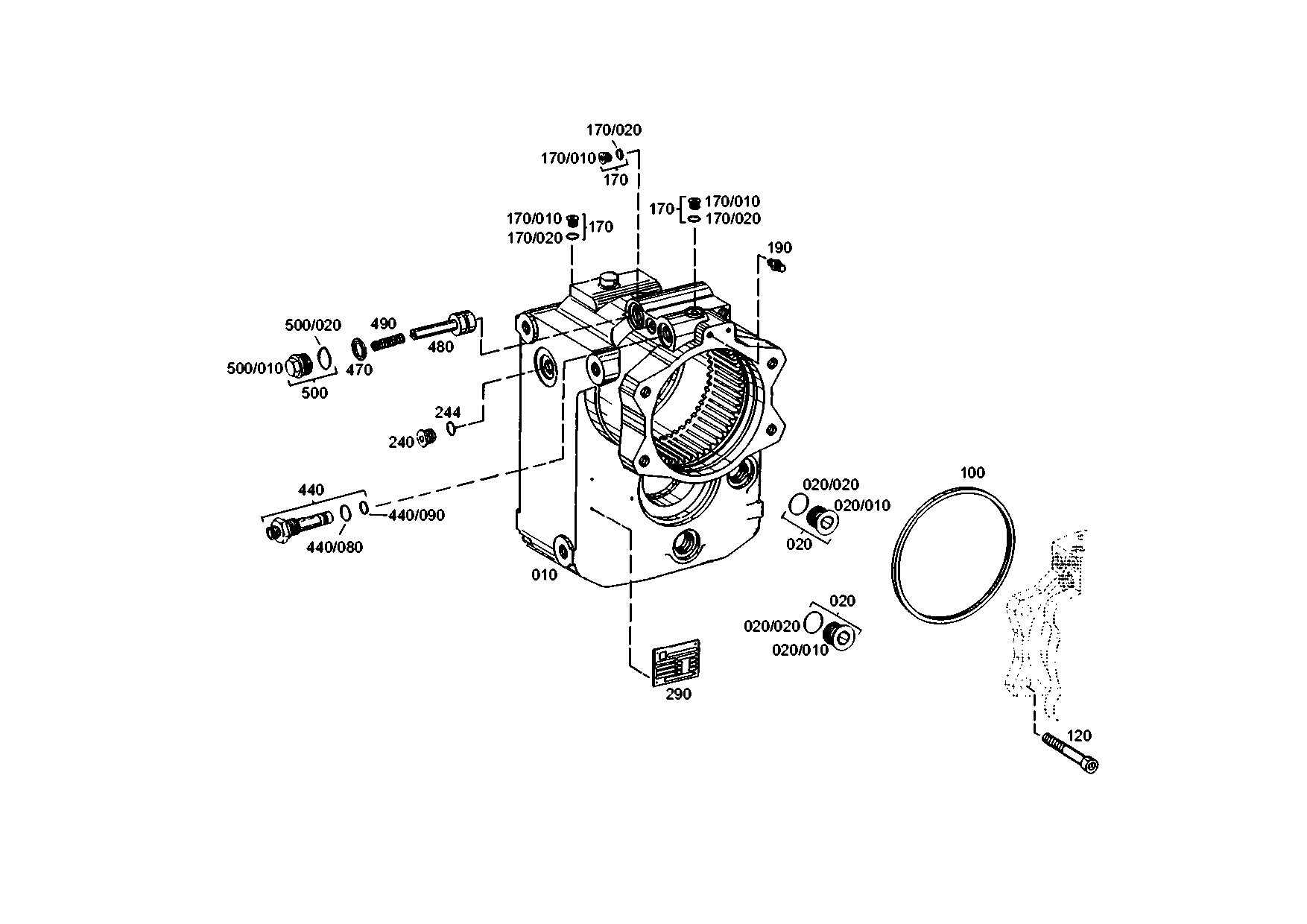 drawing for DAIMLER AG A0119970348 - O-RING (figure 5)