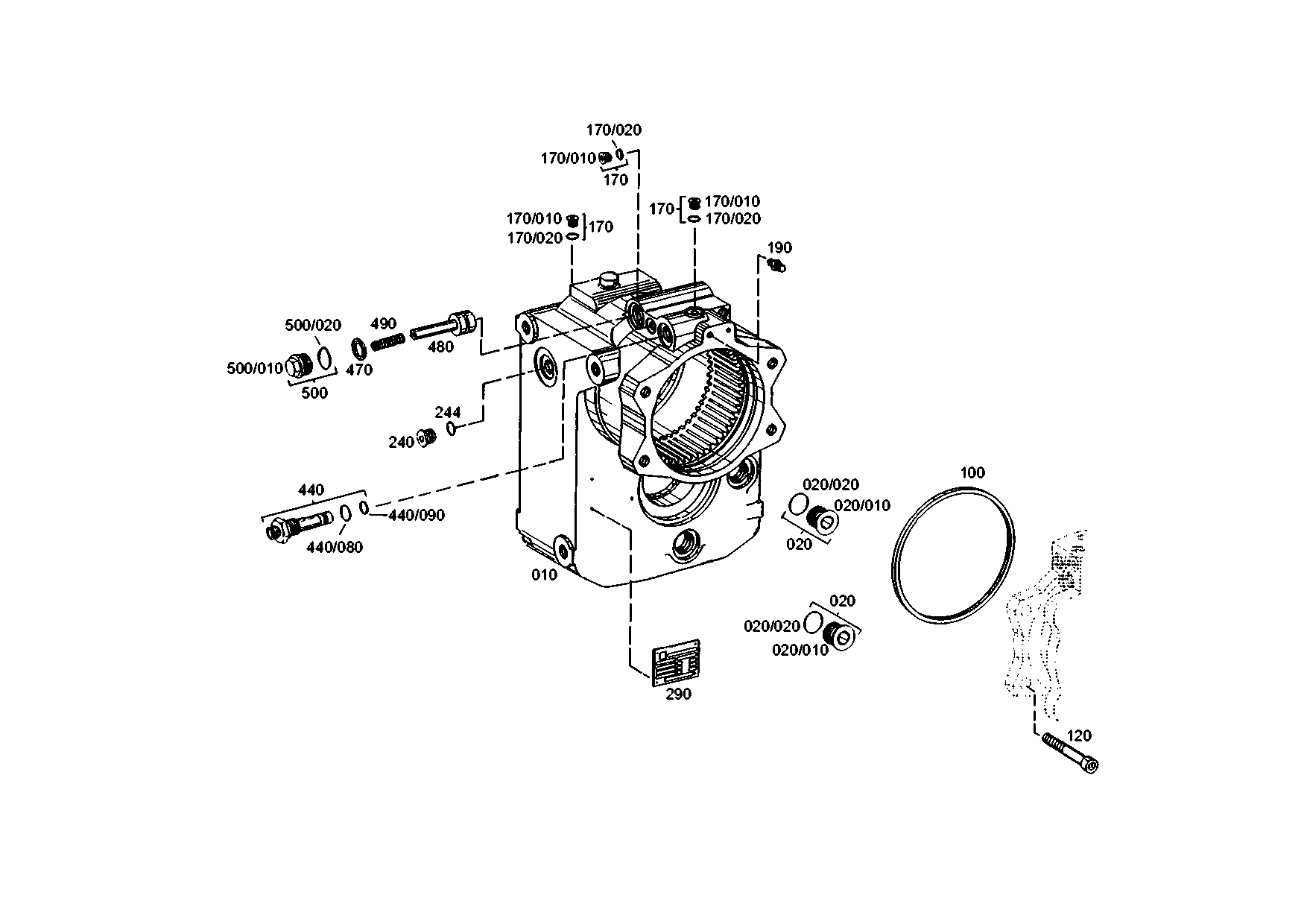 drawing for ATLAS-COPCO-DOMINE 6049102 - PLUG (figure 4)