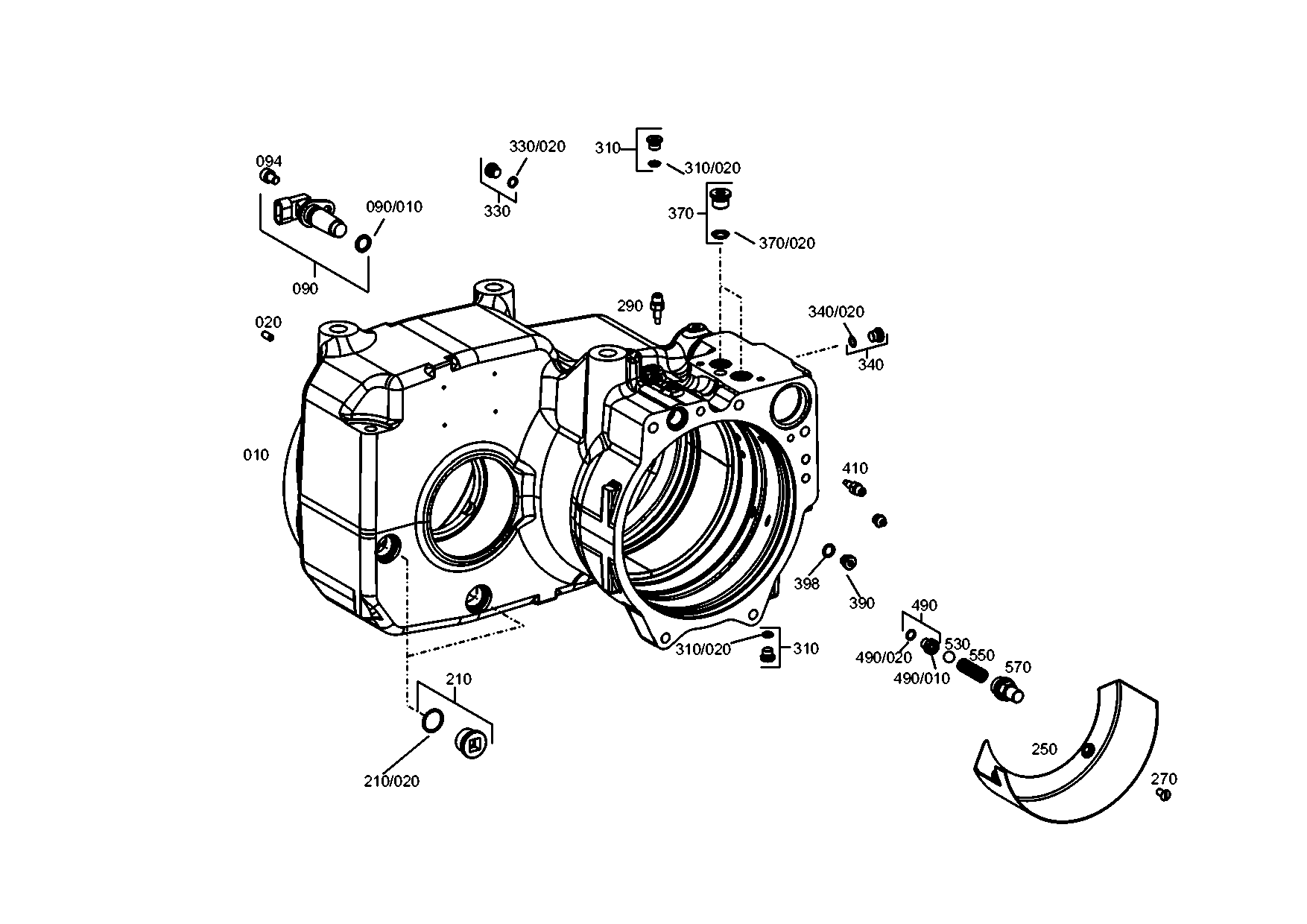 drawing for FUCHS-BAGGER GMBH + CO.KG 1062707211 - COUNTERS.SCREW (figure 2)