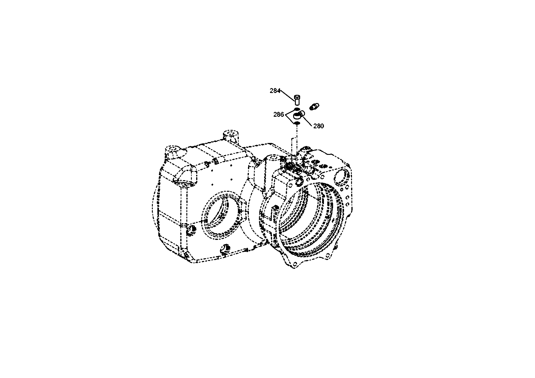 drawing for LIEBHERR GMBH 10288146 - UNION SCREW (figure 2)