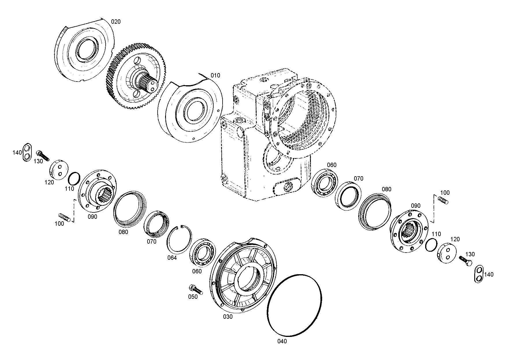 drawing for JOHN DEERE AT322071 - CIRCLIP (figure 4)