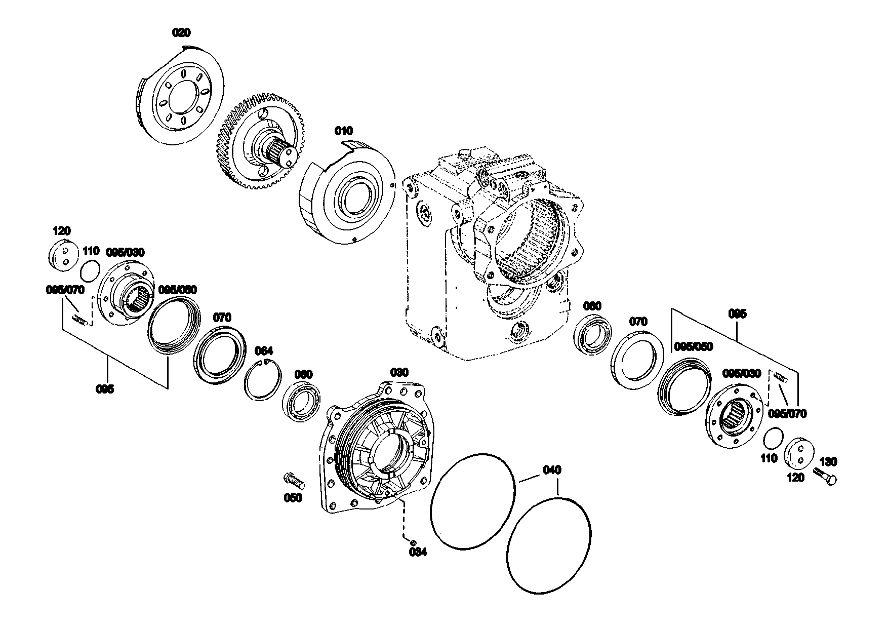 drawing for Hyundai Construction Equipment 0634-303-996 - O-Ring (figure 4)