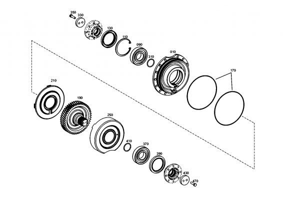 drawing for JOHN DEERE L110640 - O-RING (figure 3)