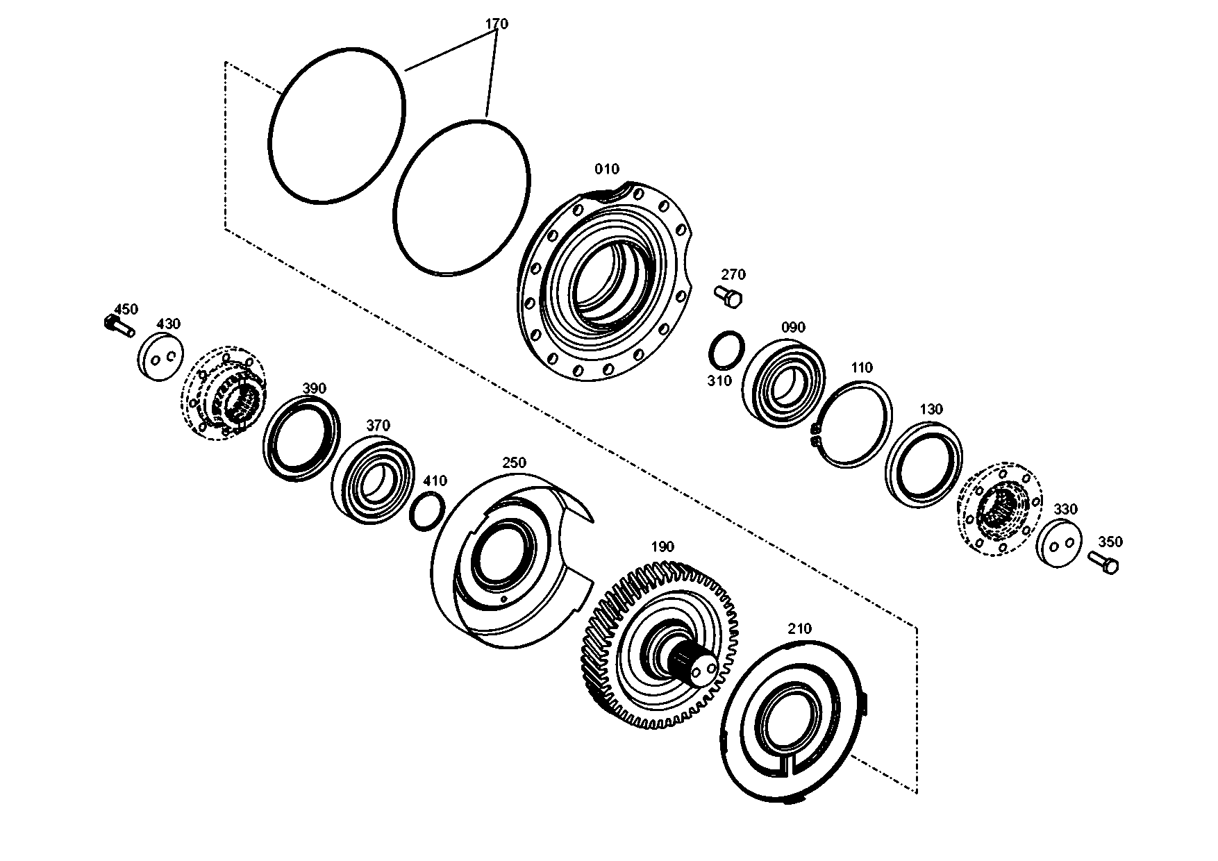 drawing for JOHN DEERE AT321401 - O-RING (figure 5)