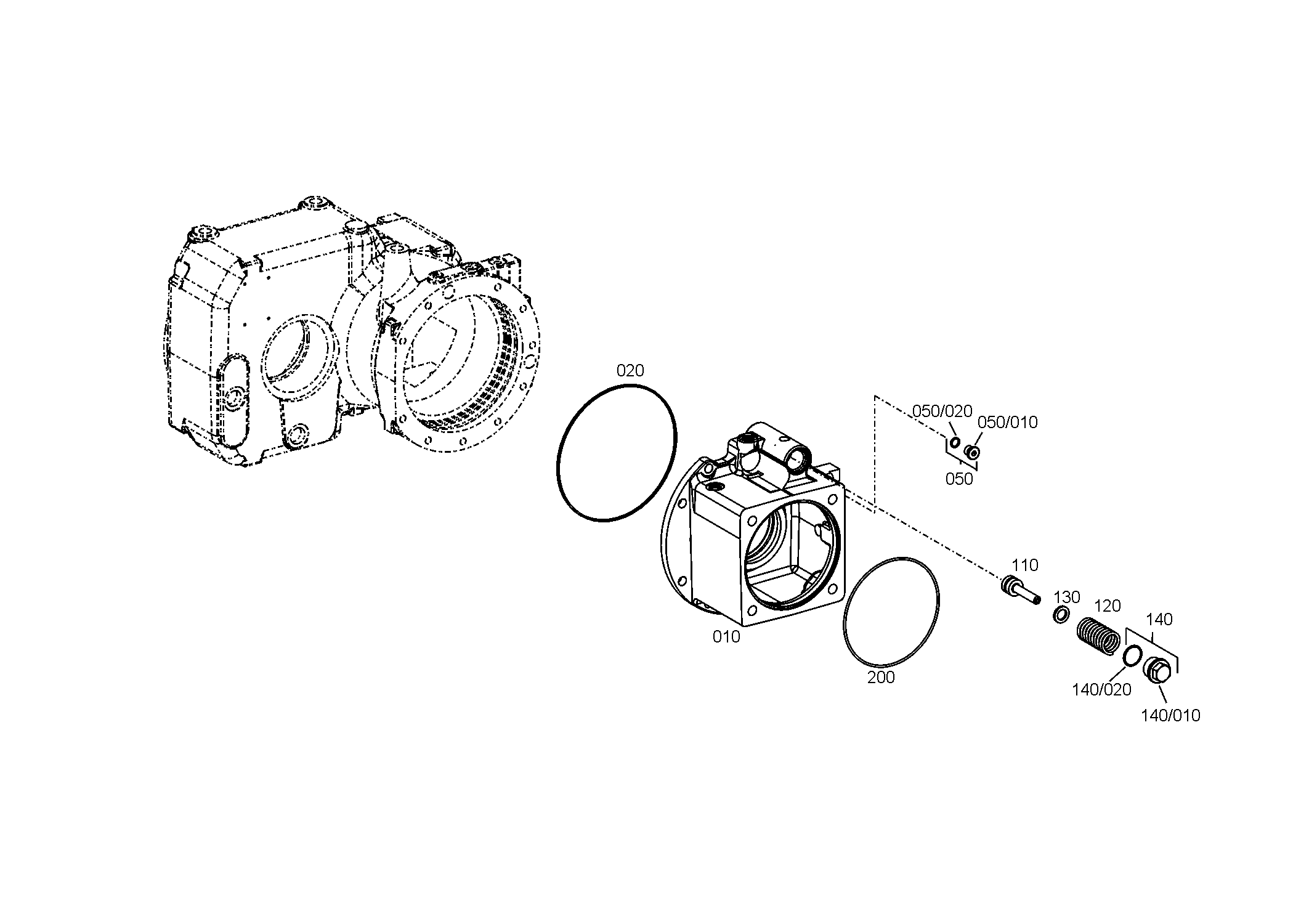 drawing for JOHN DEERE AT321962 - GASKET (figure 2)