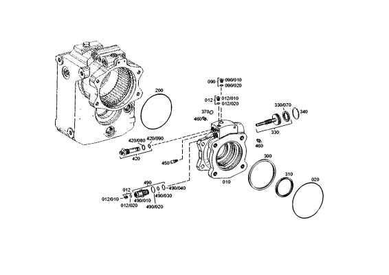 drawing for HYDREMA 7001138 - GASKET (figure 2)