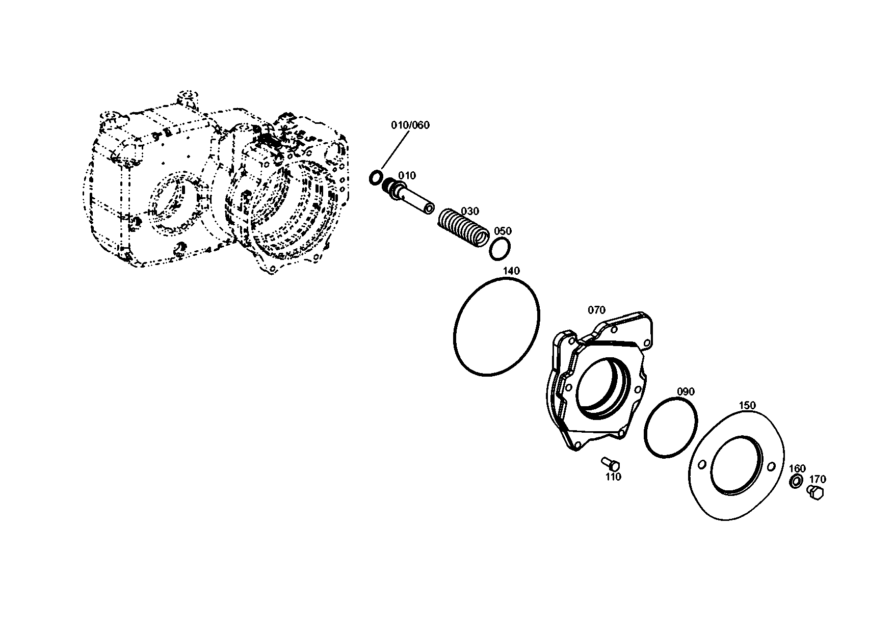 drawing for JOHN DEERE 0732042890 - COMPRESSION SPRING (figure 5)