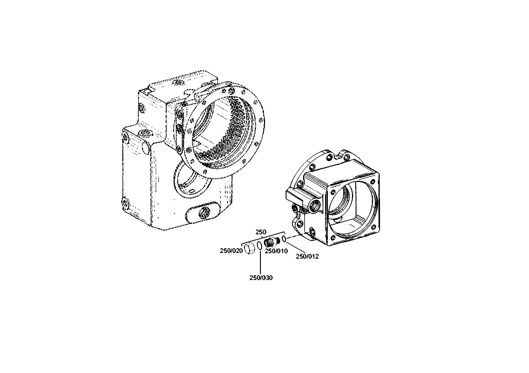 drawing for VOLVO 0052431657 - ADAPTER (figure 1)