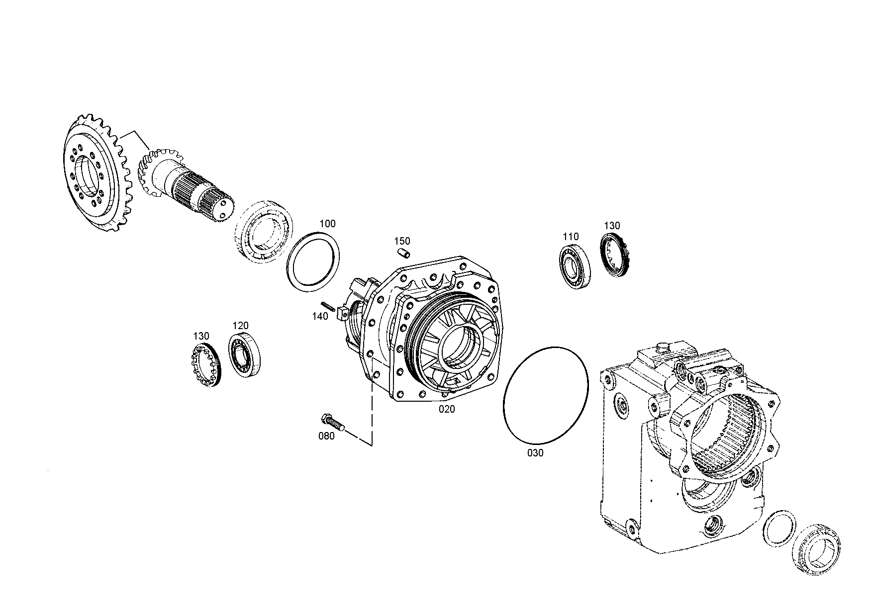 drawing for CUKUROVA ZF150086 - TA.ROLLER BEARING (figure 4)