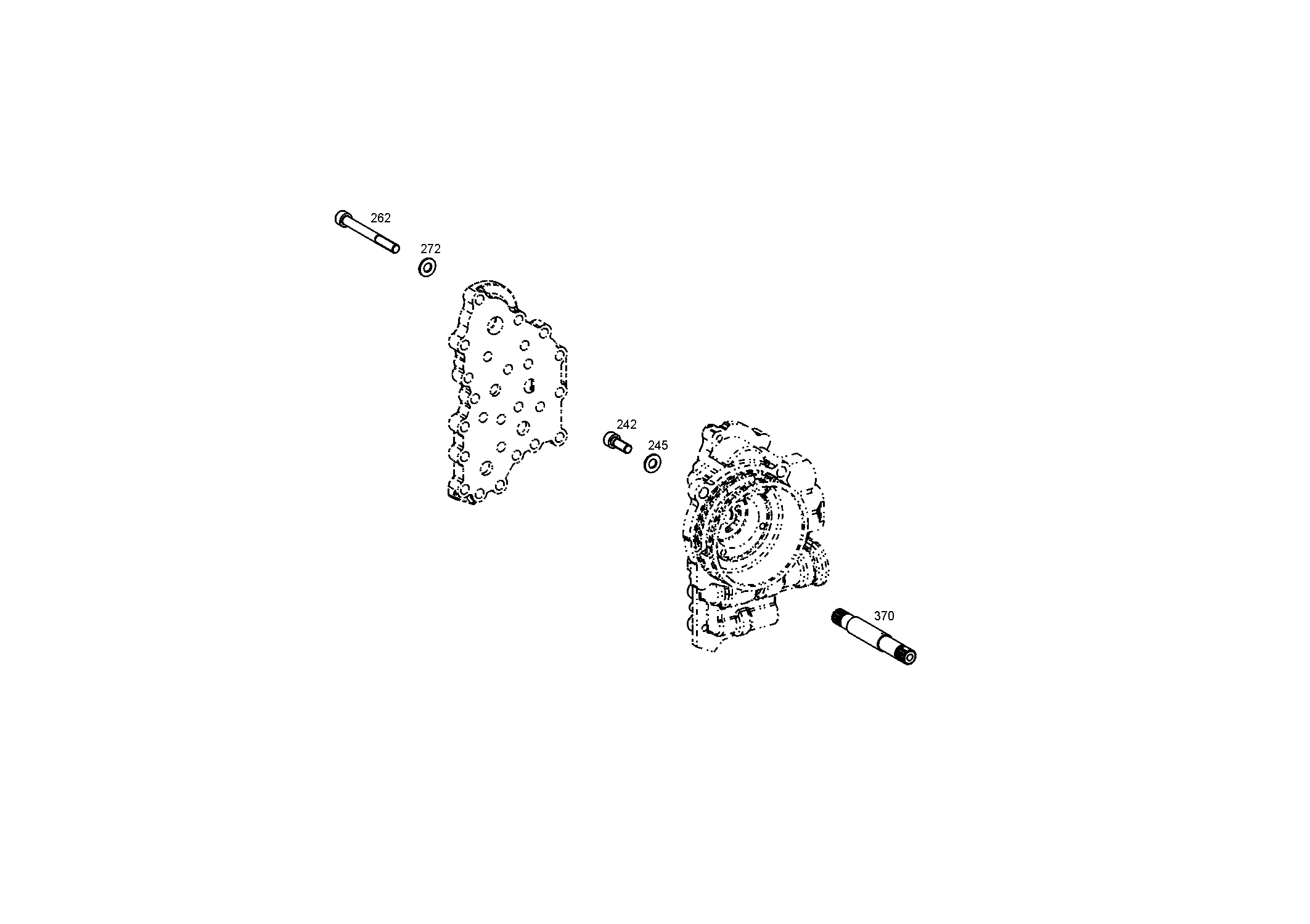 drawing for ATLAS-COPCO-DOMINE 6049285 - PUMP SHAFT (figure 3)