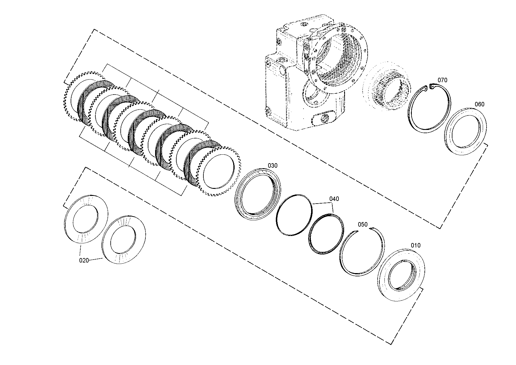 drawing for SENNEBOGEN HYDRAULIKBAGGER GMBH 055429 - WASHER (figure 1)