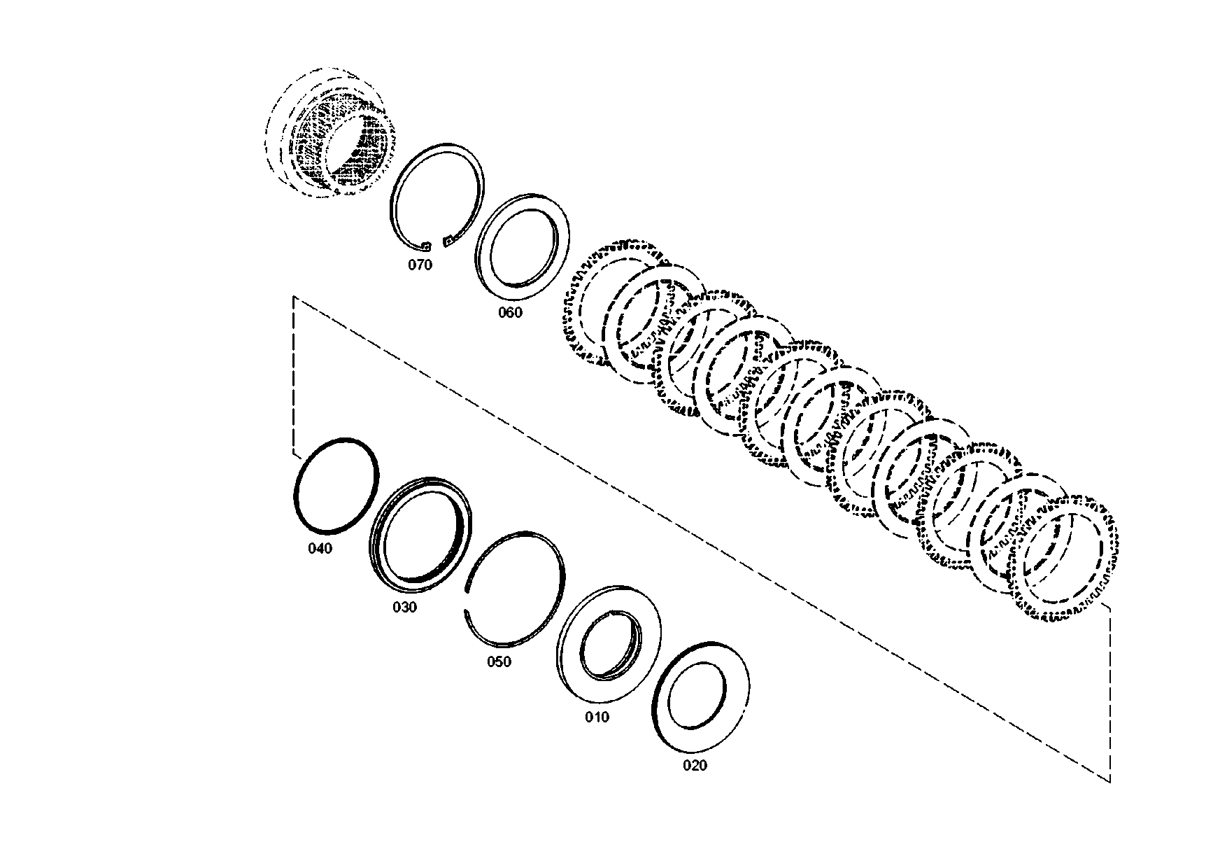 drawing for SENNEBOGEN HYDRAULIKBAGGER GMBH 055429 - WASHER (figure 2)