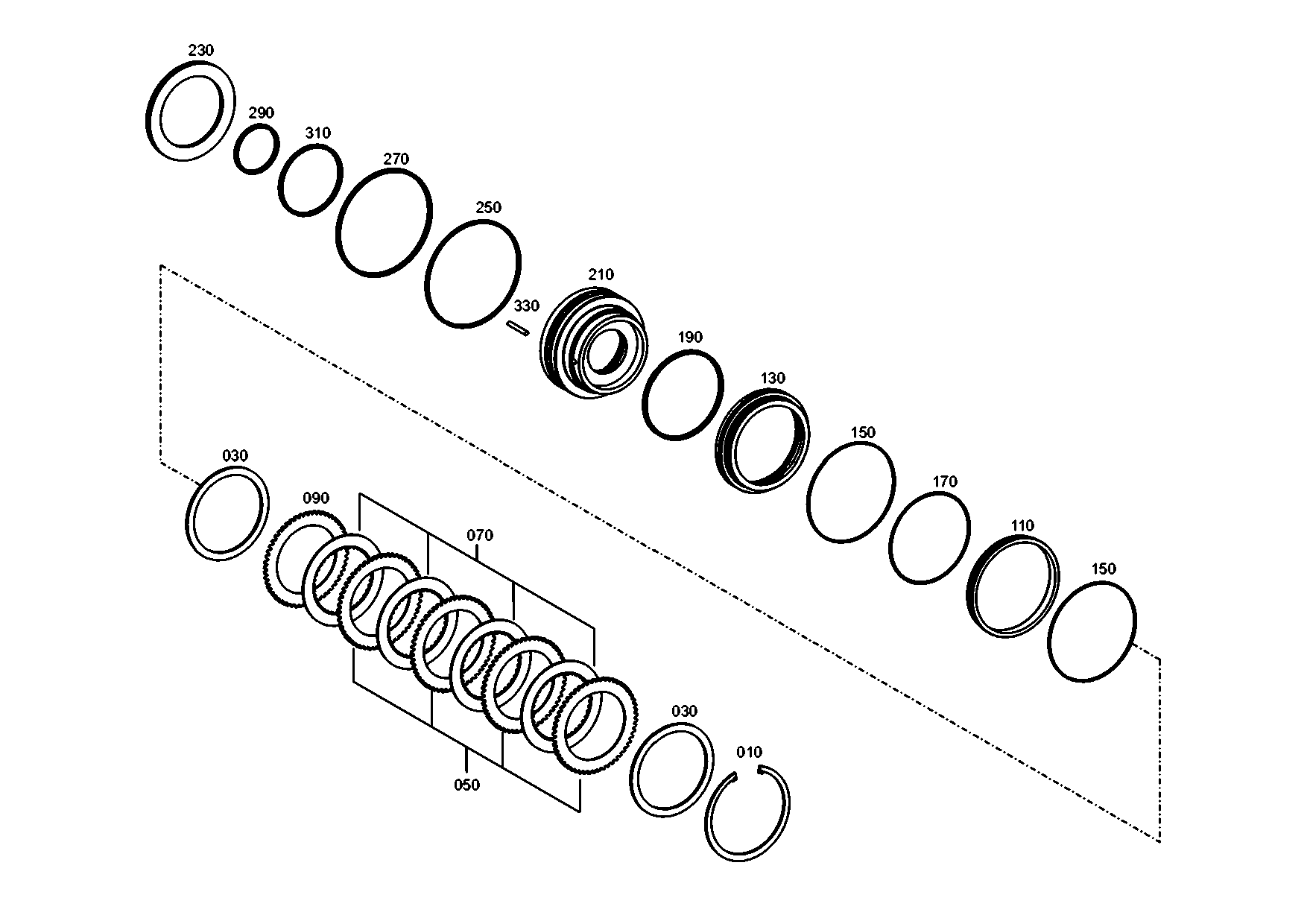 drawing for BUCHER FRANZ GMBH 7015915 - INNER CLUTCH DISC (figure 4)