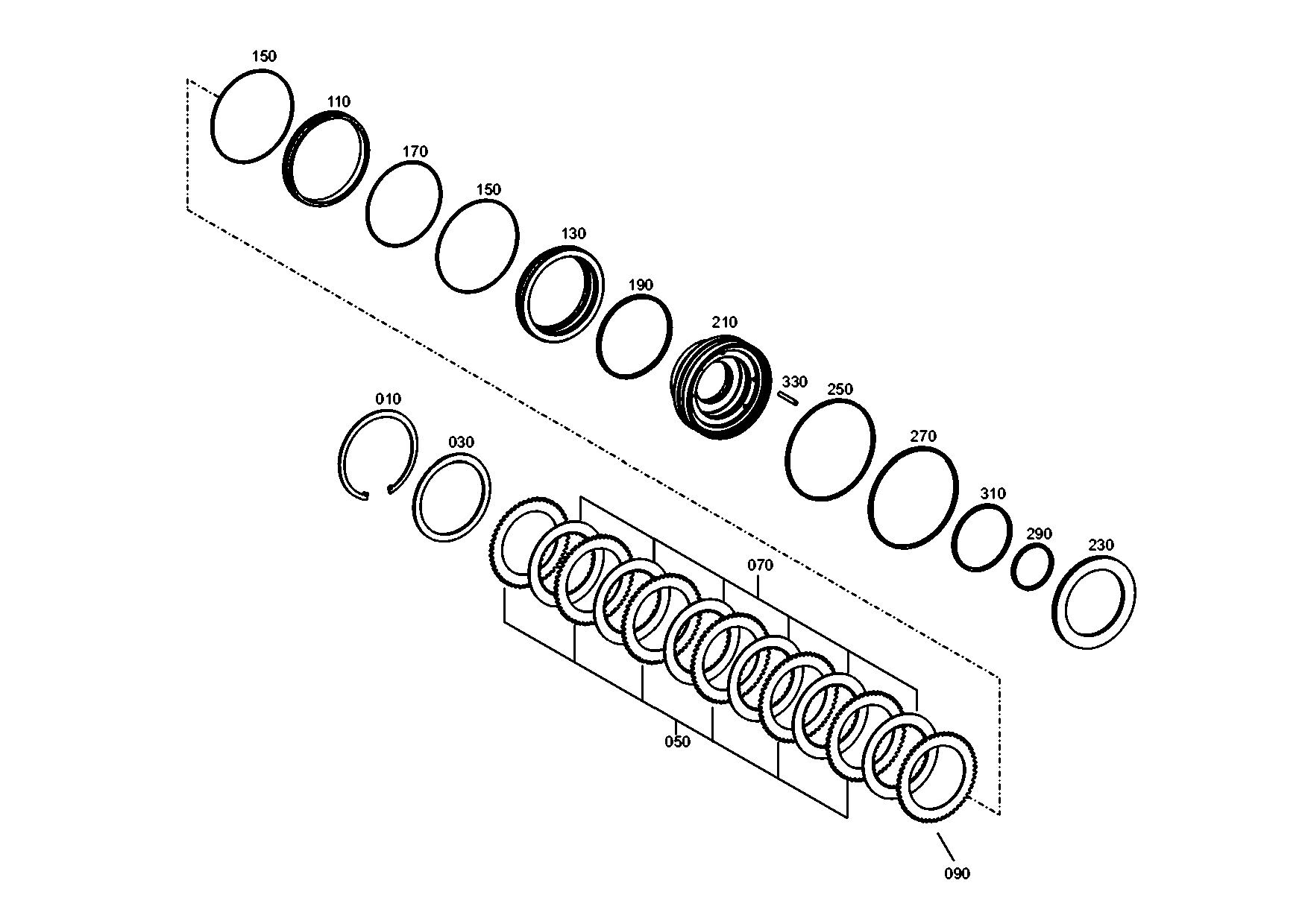 drawing for TEREX EQUIPMENT LIMITED 6073792 - GASKET (figure 5)