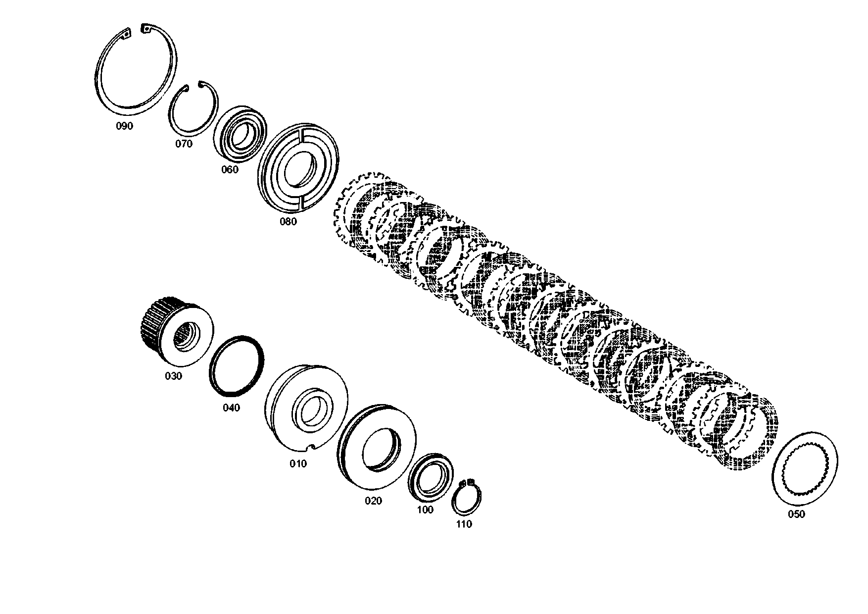 drawing for VOLVO 0052429075 - CUP SPRING (figure 1)