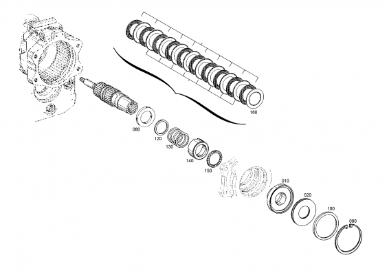 drawing for DAF 720583 - CIRCLIP (figure 3)