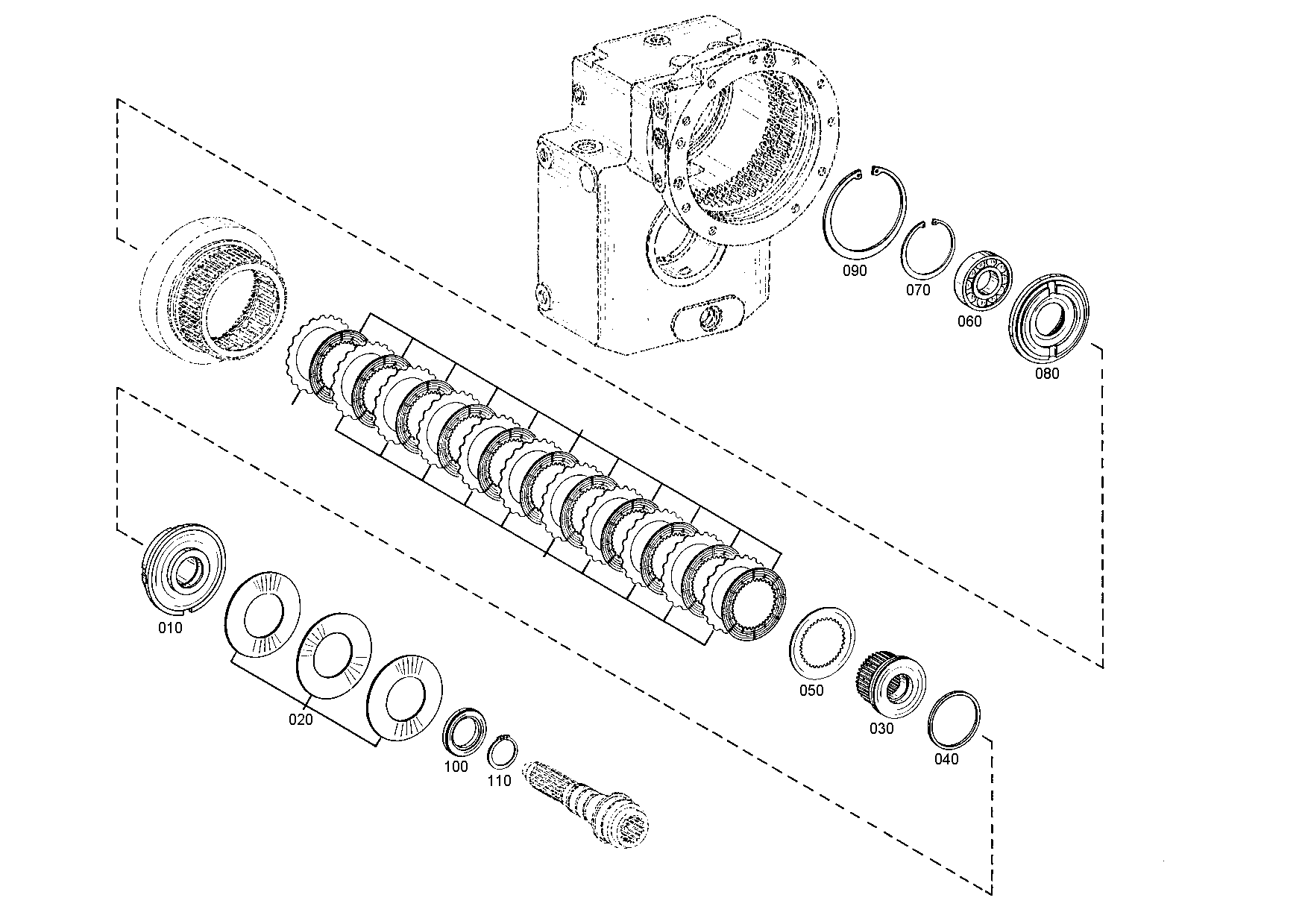drawing for JOHN DEERE 40M5463 - CIRCLIP (figure 2)