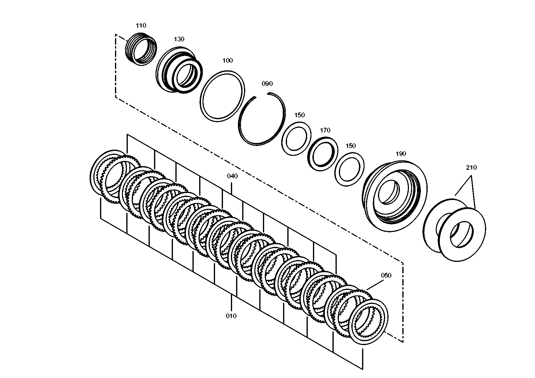 drawing for JOHN DEERE 0635302089 - AX.ROLLER CAGE (figure 5)