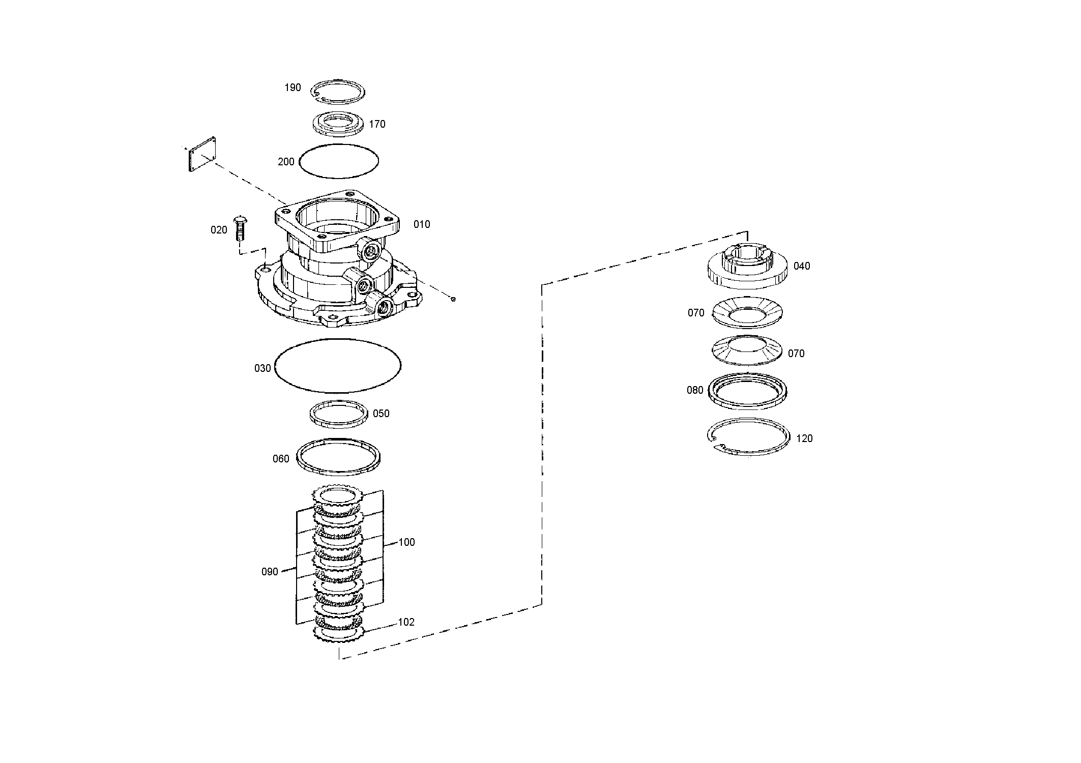 drawing for TEREX EQUIPMENT LIMITED 5904658889 - GROOVED RING (figure 1)