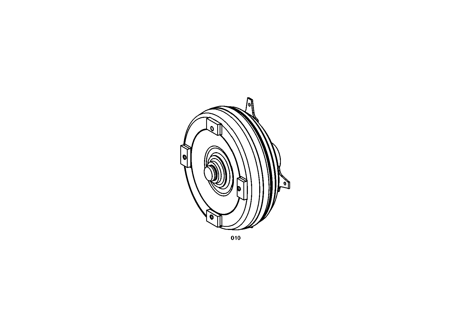 drawing for DOOSAN 4168030262 - CONVERTER (figure 1)