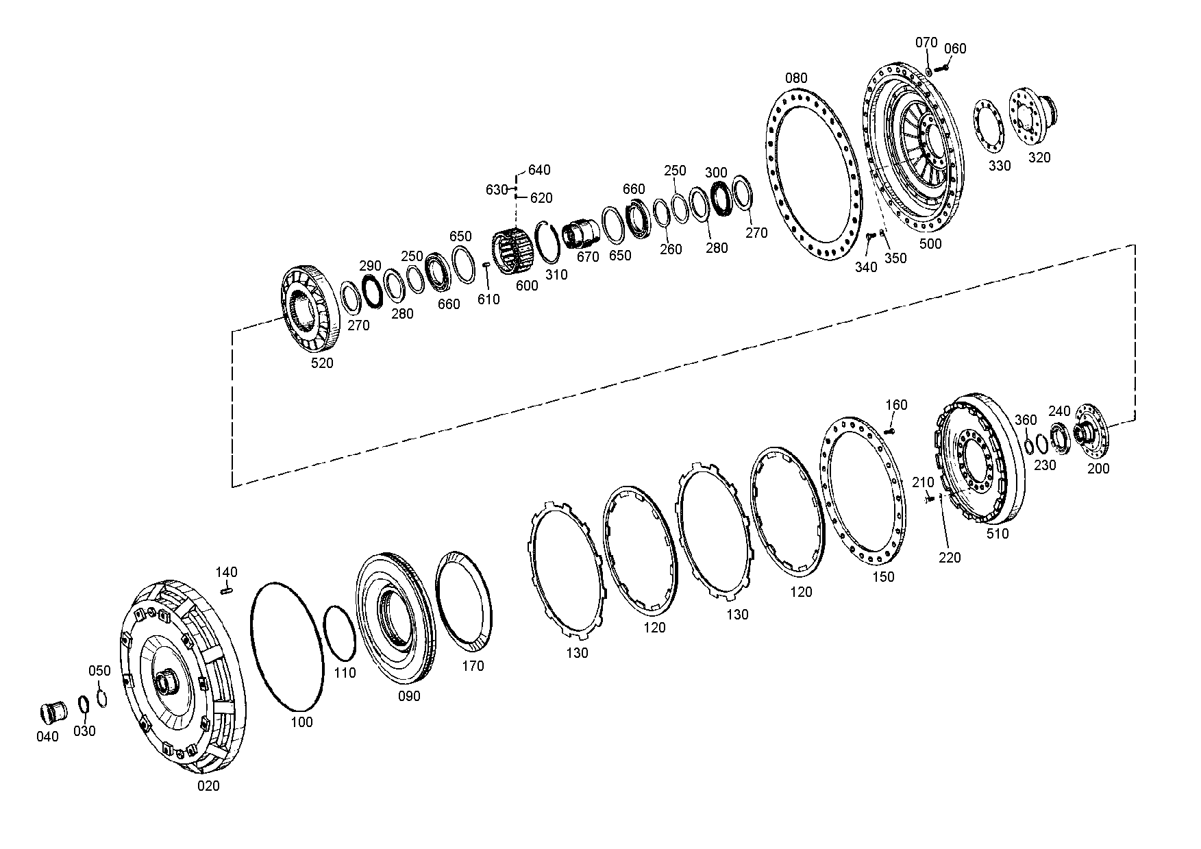 drawing for DOOSAN MX252535 - INNER CLUTCH DISK (figure 3)