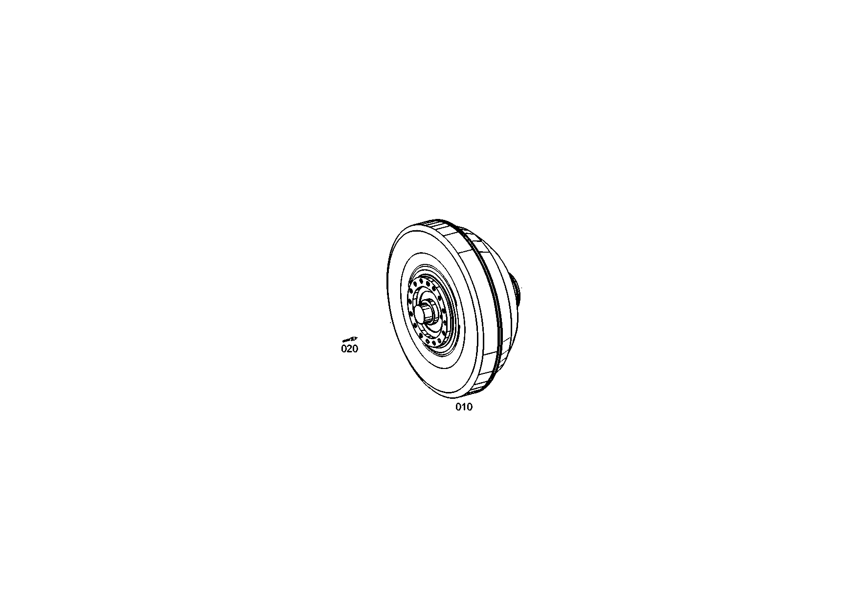 drawing for TEREX EQUIPMENT LIMITED 15269255 - CONVERTER (figure 4)