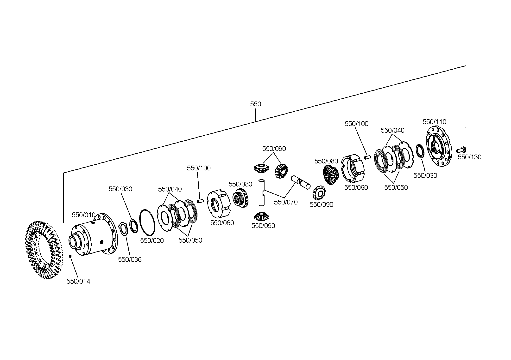 drawing for CASE CORPORATION 121353A1 - BEVEL GEAR SET (figure 2)