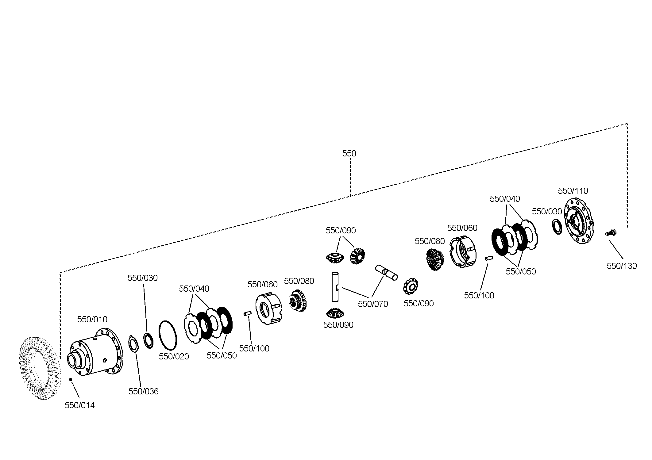 drawing for CASE CORPORATION 121353A1 - BEVEL GEAR SET (figure 4)