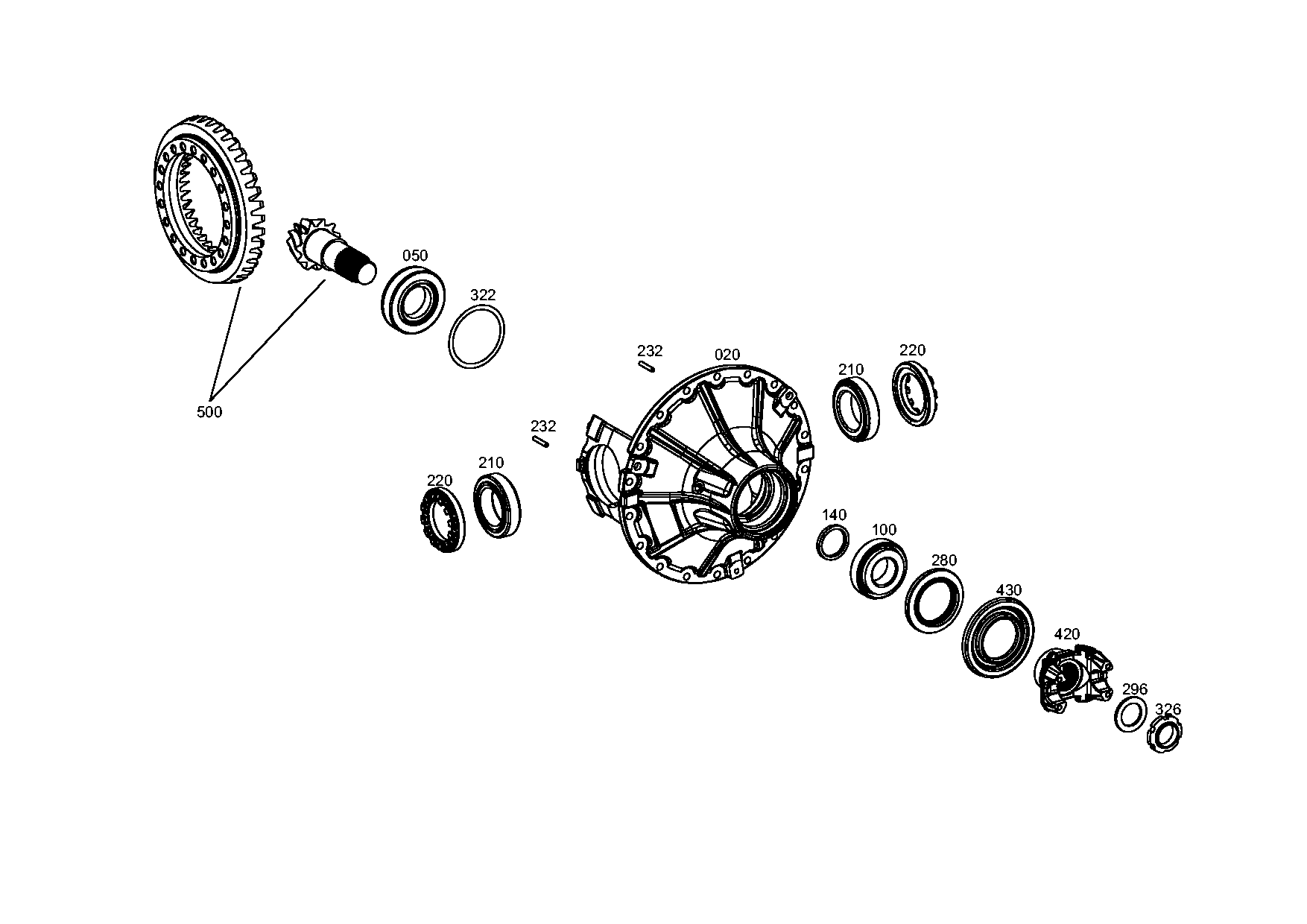 drawing for JOHN DEERE AT253061 - WASHER (figure 1)