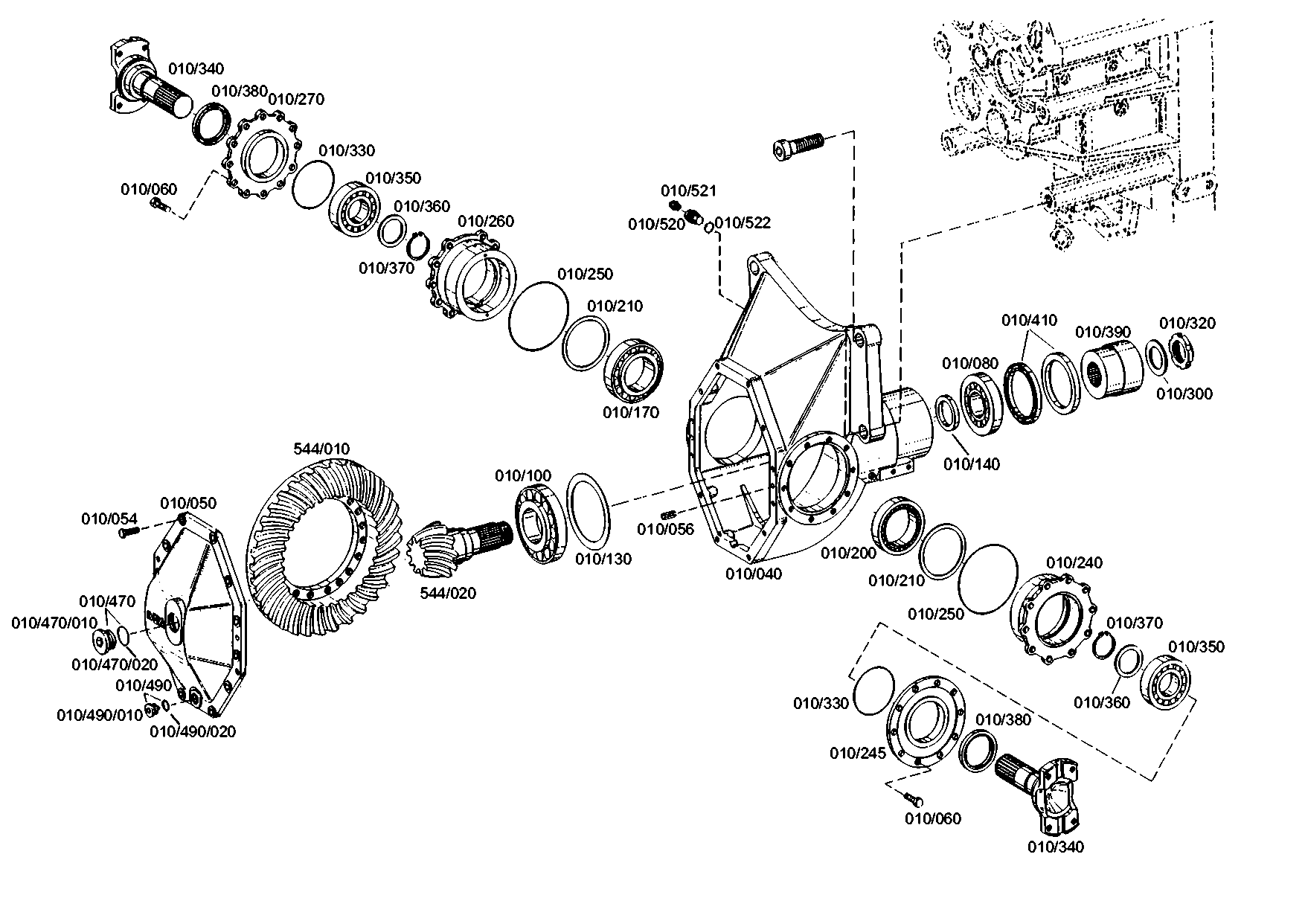 drawing for DOOSAN 153399 - TA.ROLLER BEARING (figure 3)