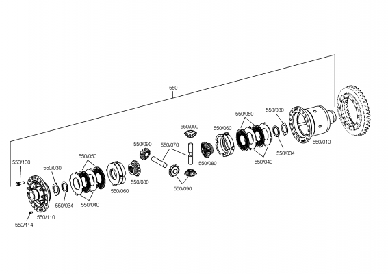 drawing for DOOSAN K9000272 - AXLE DRIVE HOUSING (figure 2)