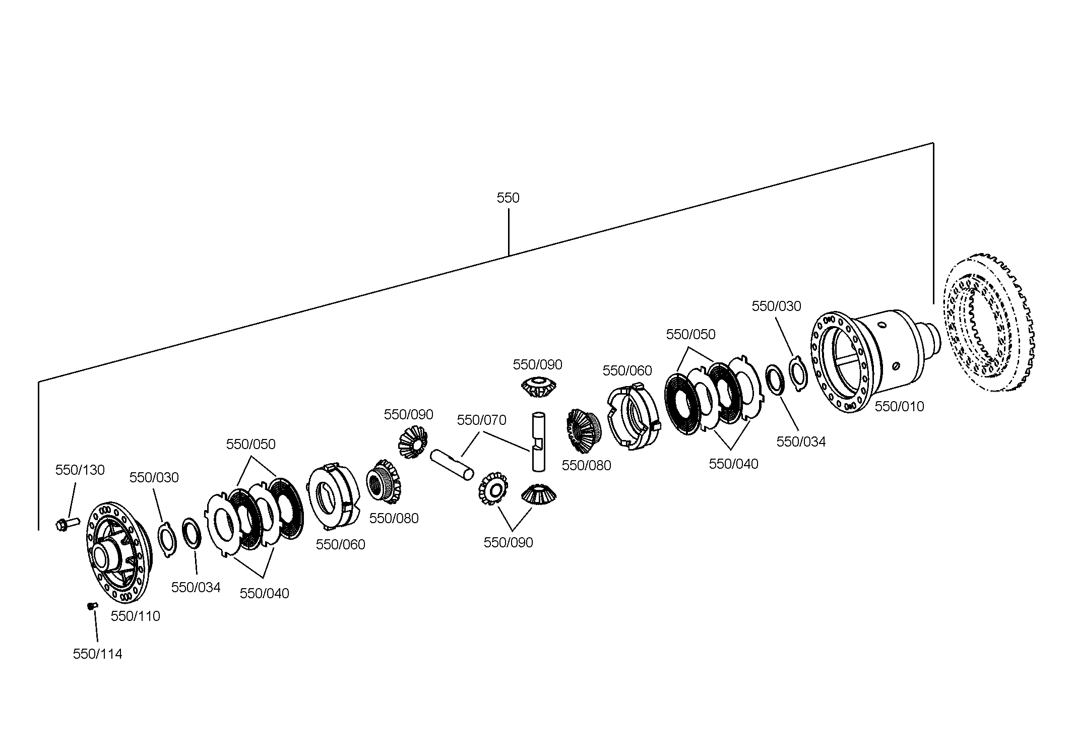 drawing for DOOSAN K9000272 - AXLE DRIVE HOUSING (figure 4)