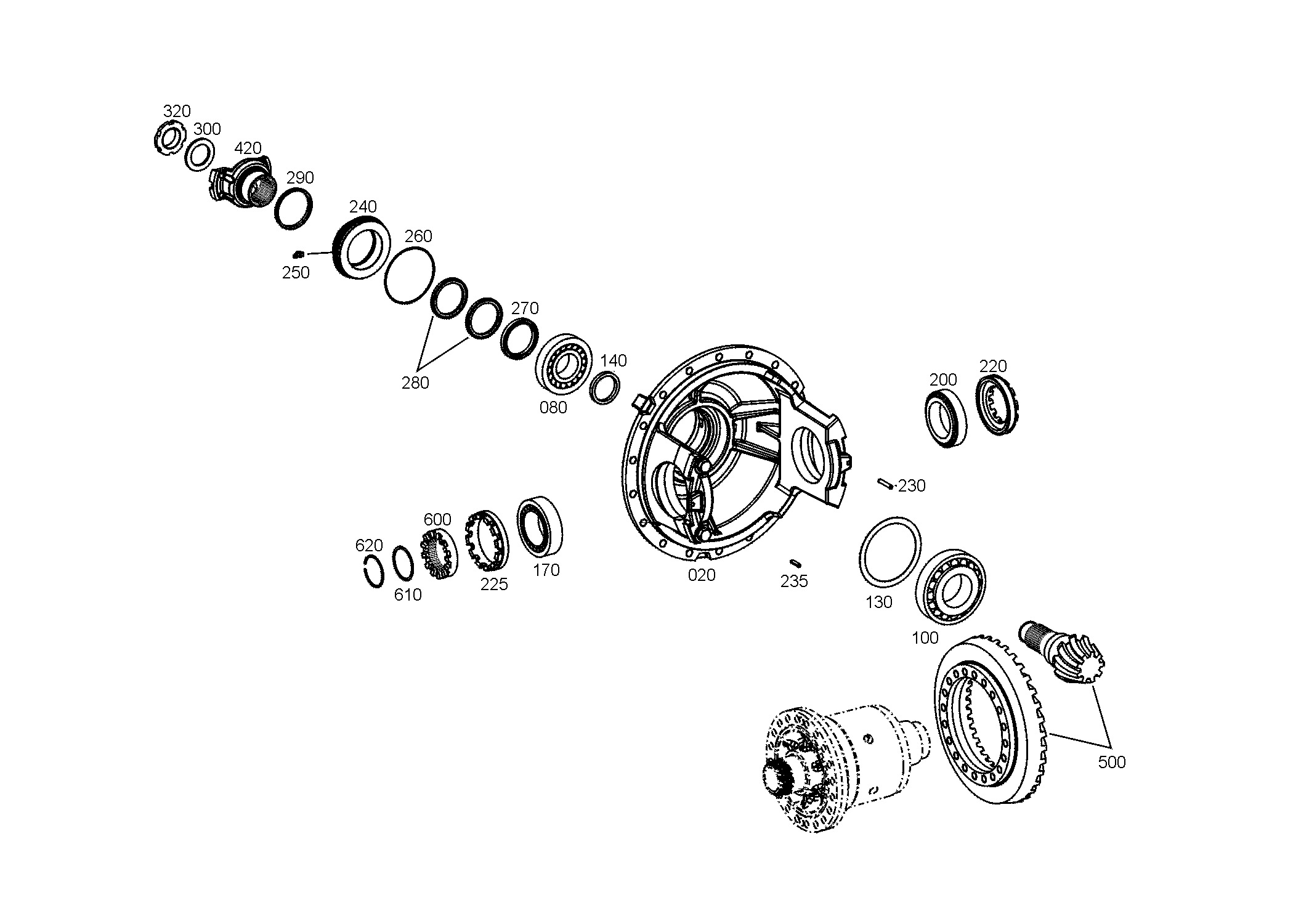 drawing for JOHN DEERE PG200054 - V-RING (figure 3)