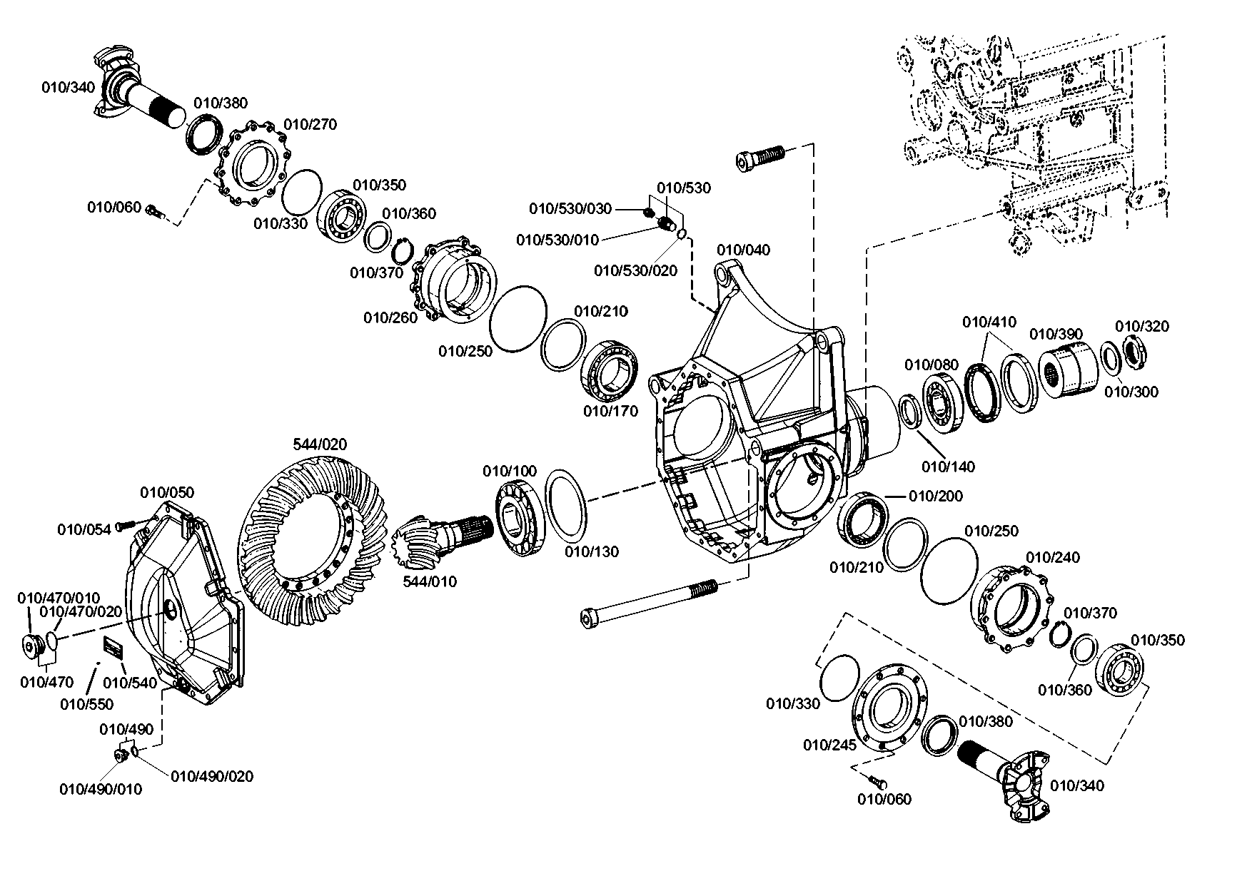 drawing for IVECO 98133546AS - FLANGE SHAFT (figure 3)